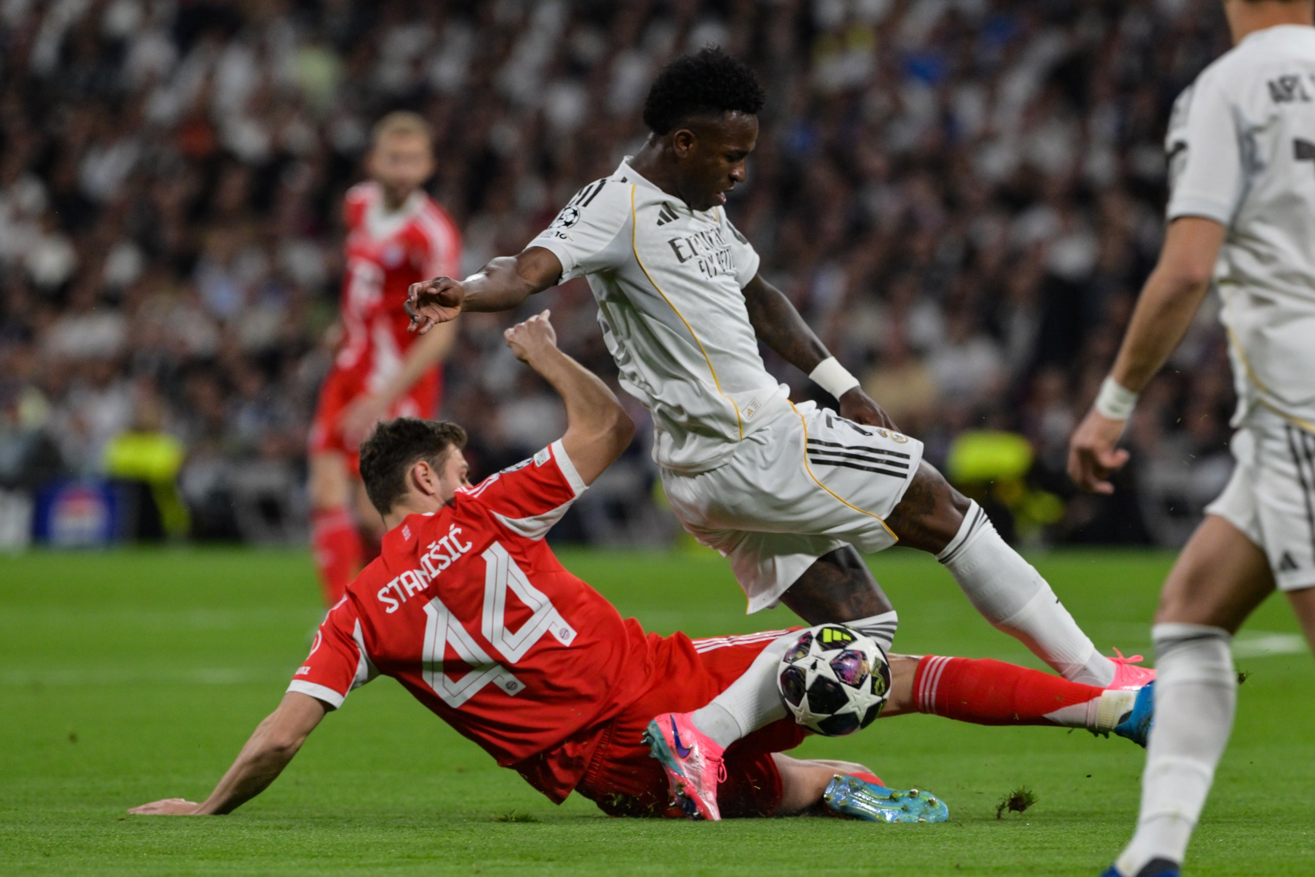 Vinicius Jr., durant el Madrid-Bayern | Europa Press