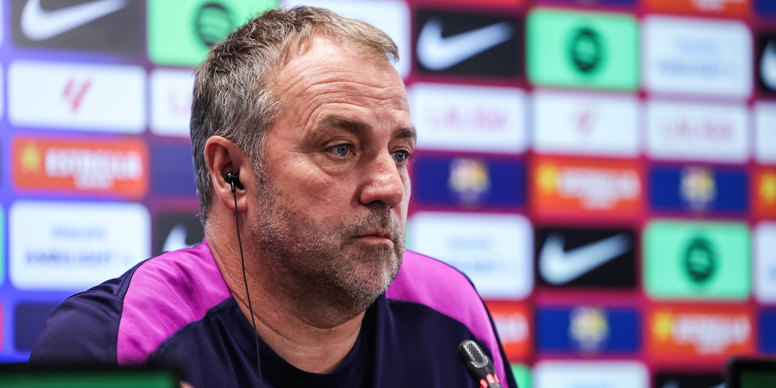 Hansi Flick, en rueda de prensa | Europa Press