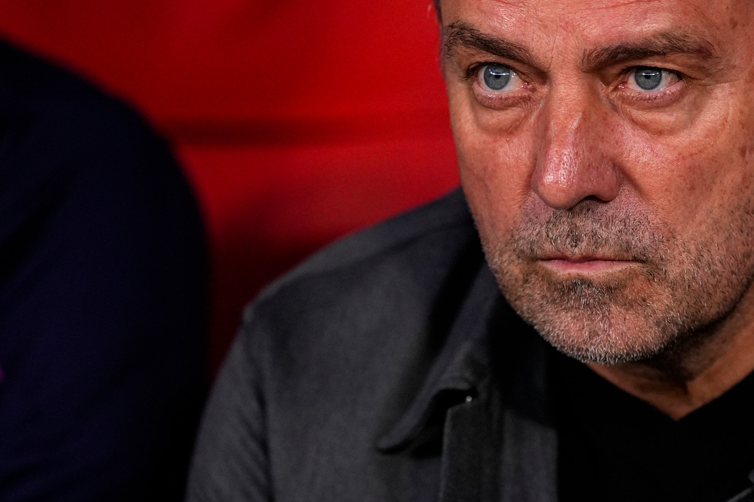 Hansi Flick, durant l'Atlètic-Barça | Europa Press