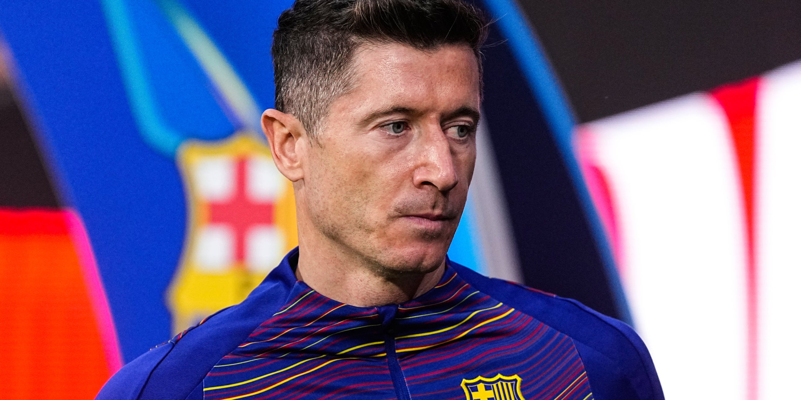 Robert Lewandowski, abans d'un partit amb el Barça | Europa Press