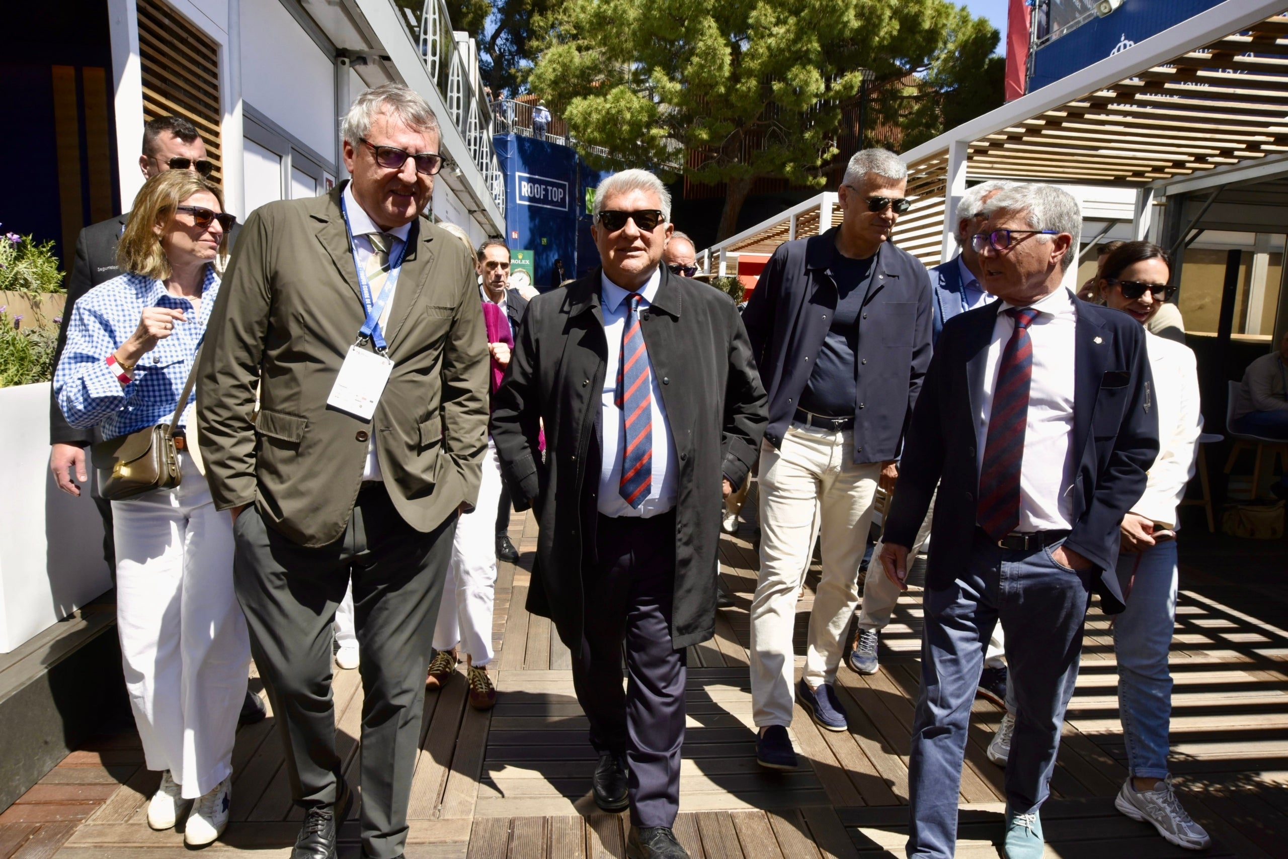 Joan Laporta, durant el Godó | Europa Press