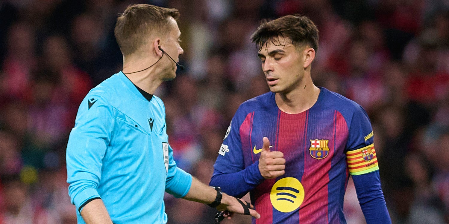 Pedri, protestant a Turpin | Europa Press