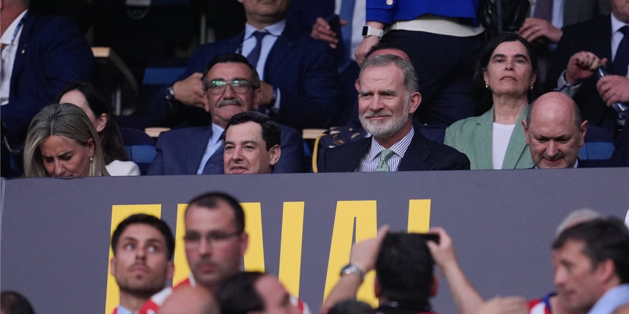 Felipe de Borbón, durante la final de Copa | Europa Press