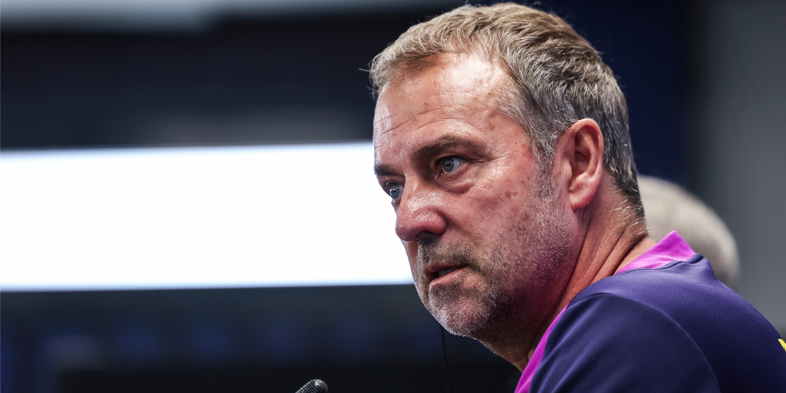 Hansi Flick, entrenador del Barça, en roda de premsa | Europa Press