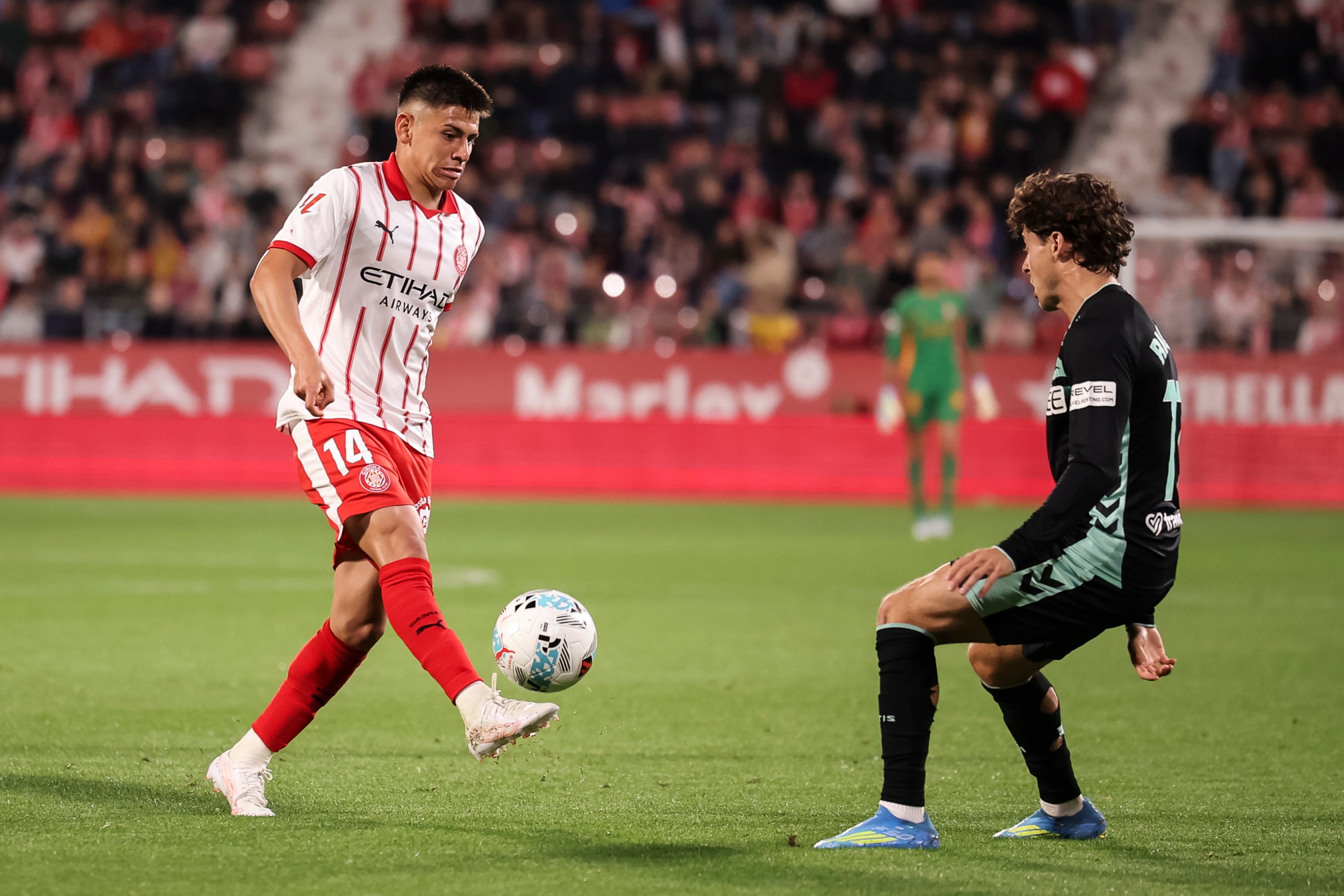 Claudio Echeverri, durant el Girona-Betis | Europa Press