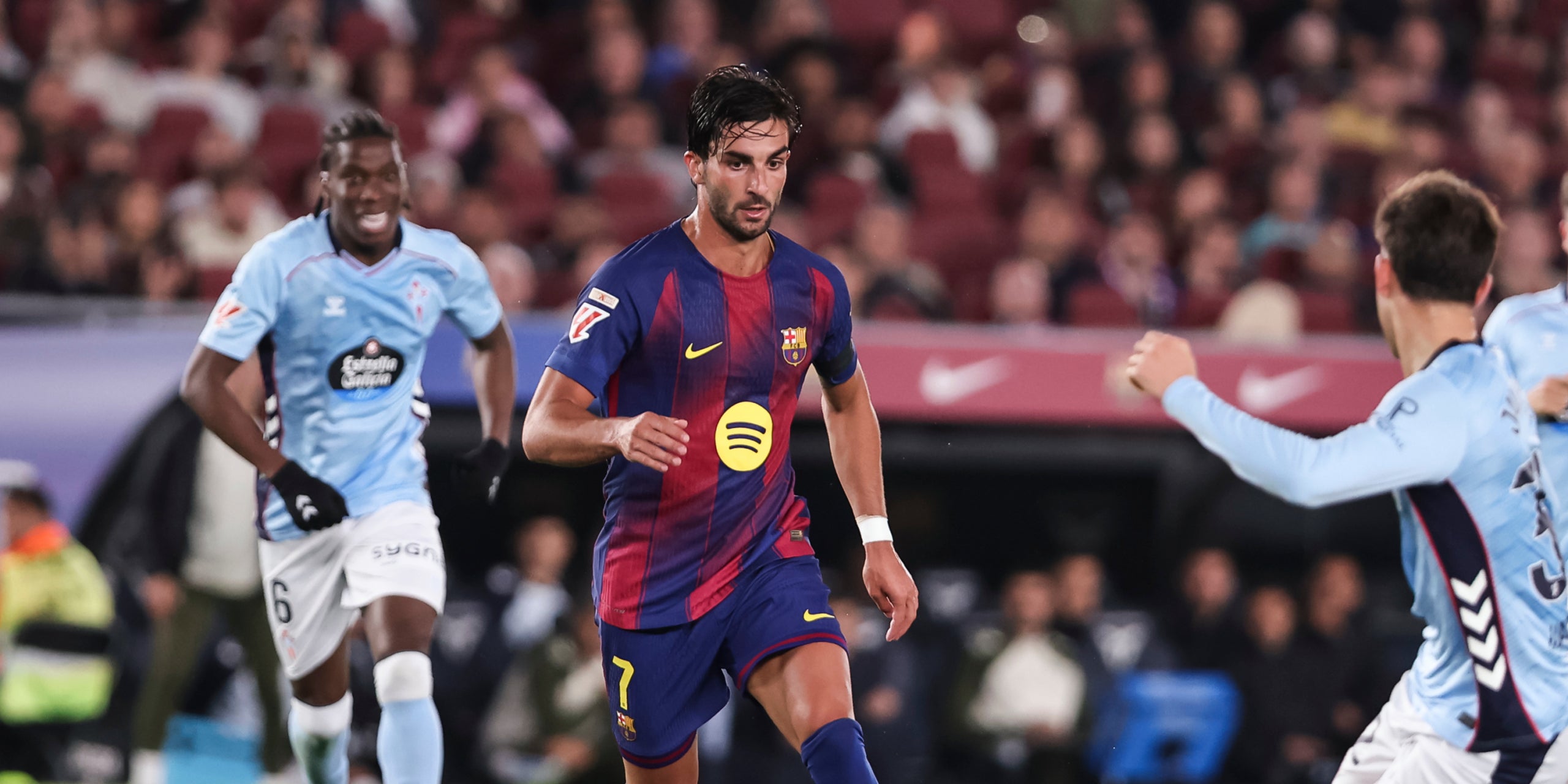 Ferran Torres, durant el Barça-Celta de Lliga | Europa Press