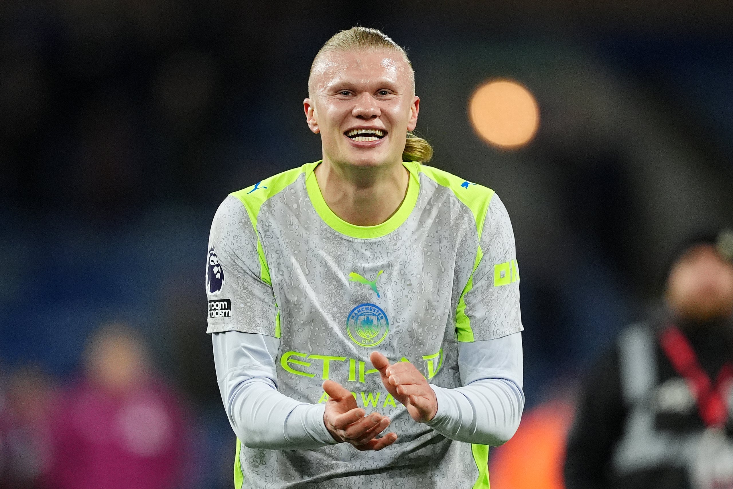 Erling Haaland, celebrant el seu gol contra el Burnley | Europa Press