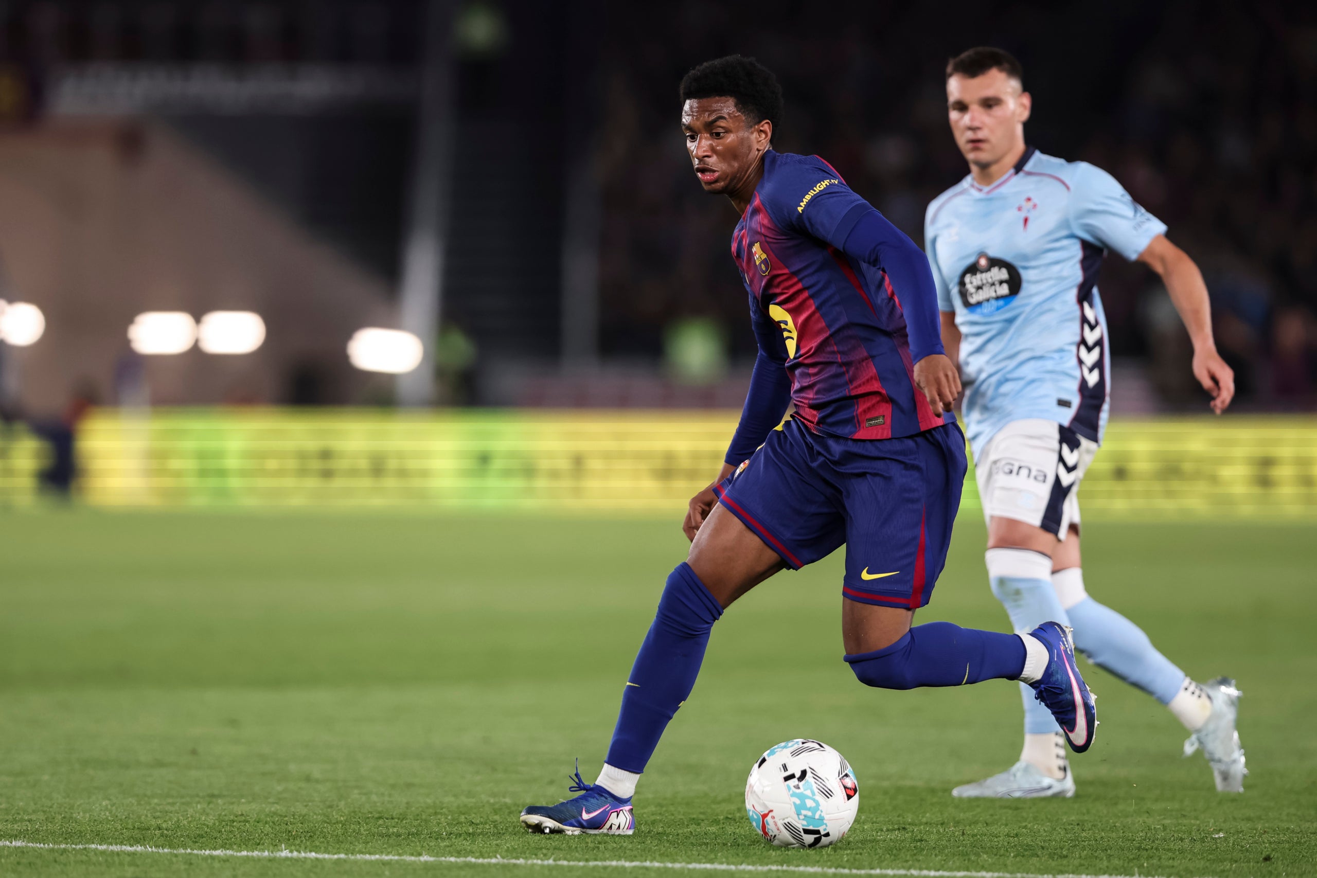 Alejandro Balde, durant el Barça-Celta | Europa Press