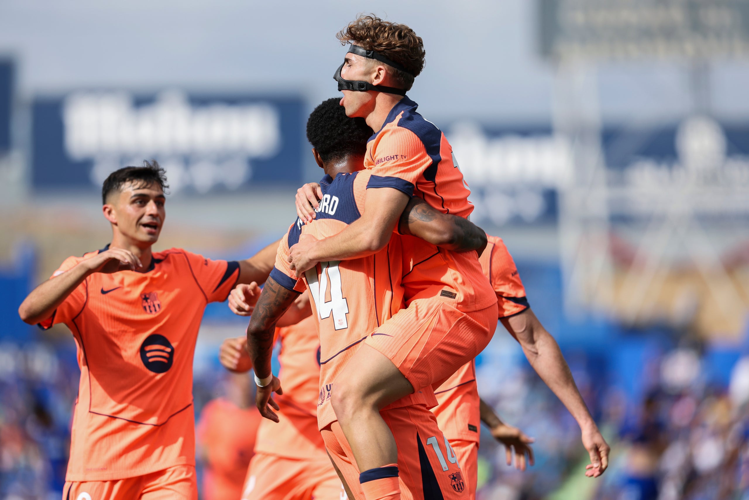 Gavi i Fermín, els golejadors del Barça al Coliseum. | Europa Press