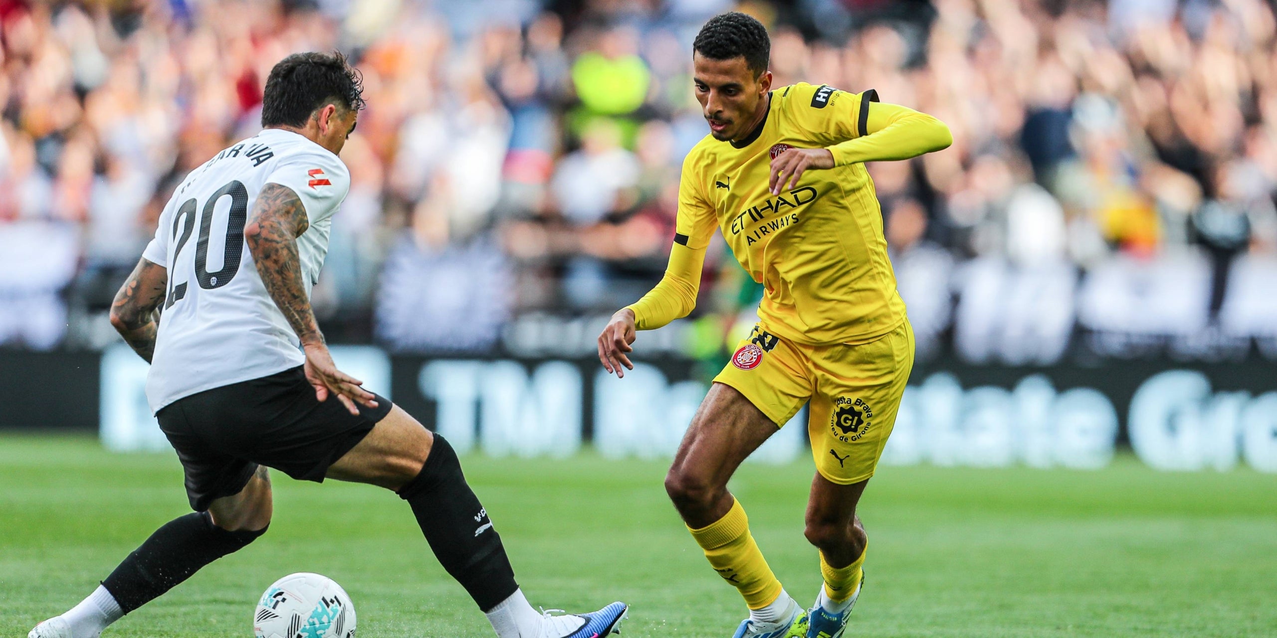 Derrota del Girona a València en la lluita pel descens. | Europa Press