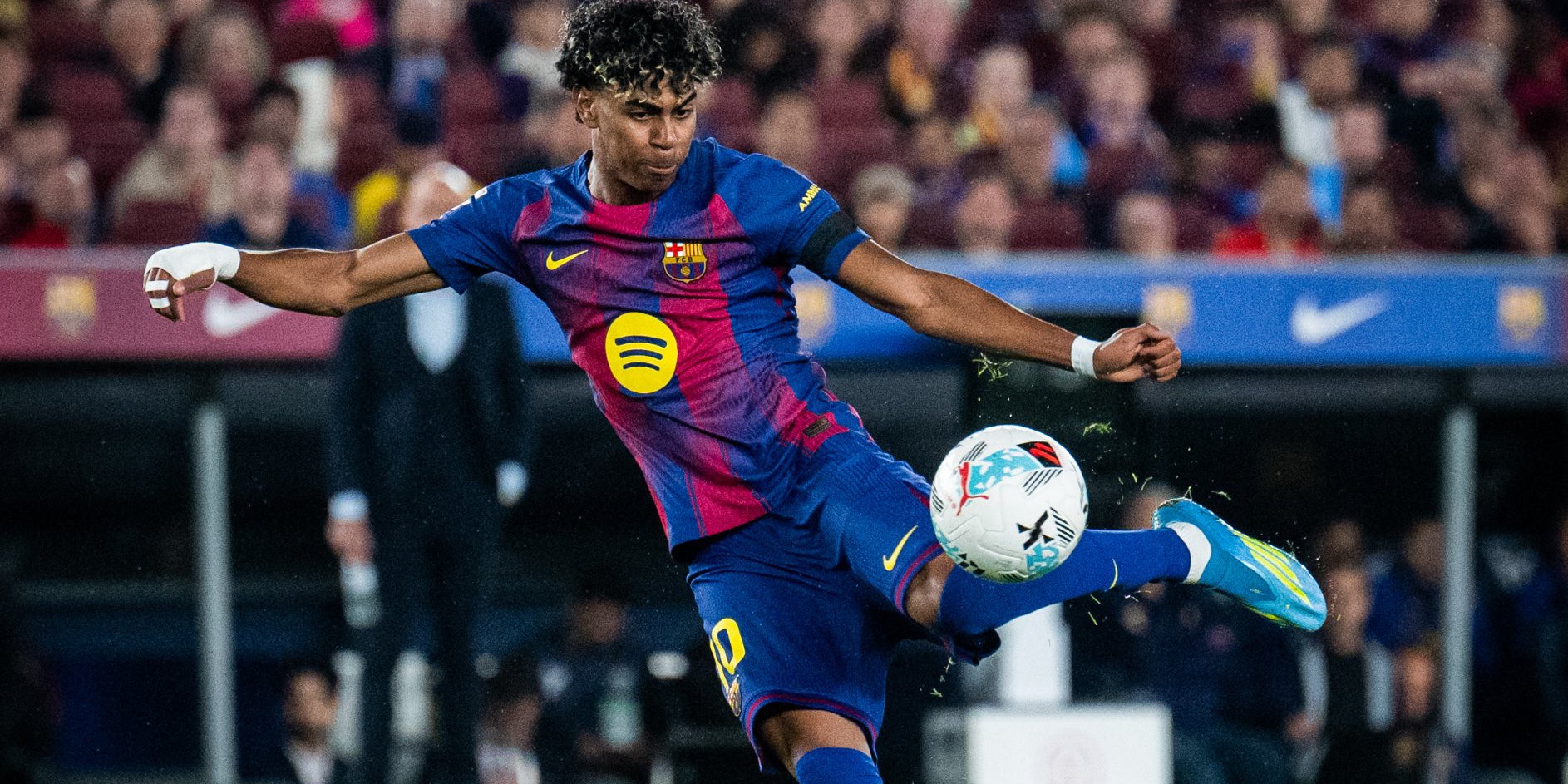 Lamine Yamal, durant la primera part del Barça-Celta | FC Barcelona