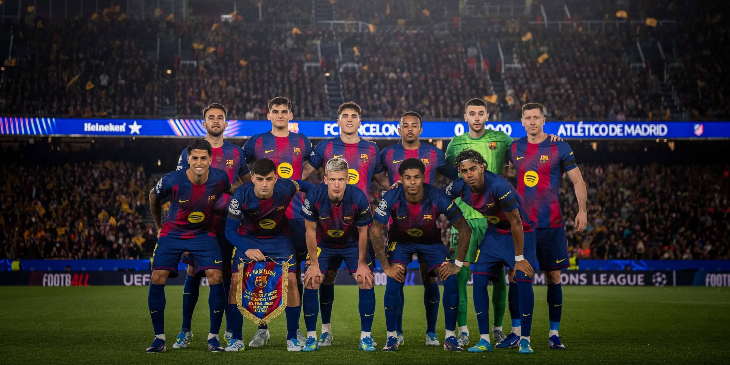 L'onze titular del Barça en el partit de Champions contra l'Atlètic de Madrid | FC Barcelona
