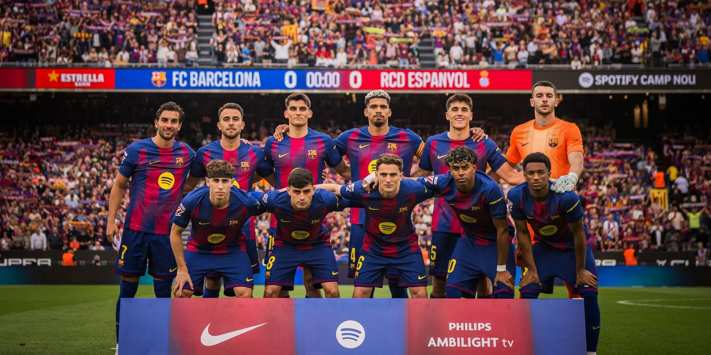 L'onze del Barça contra l'Espanyol. | FCB