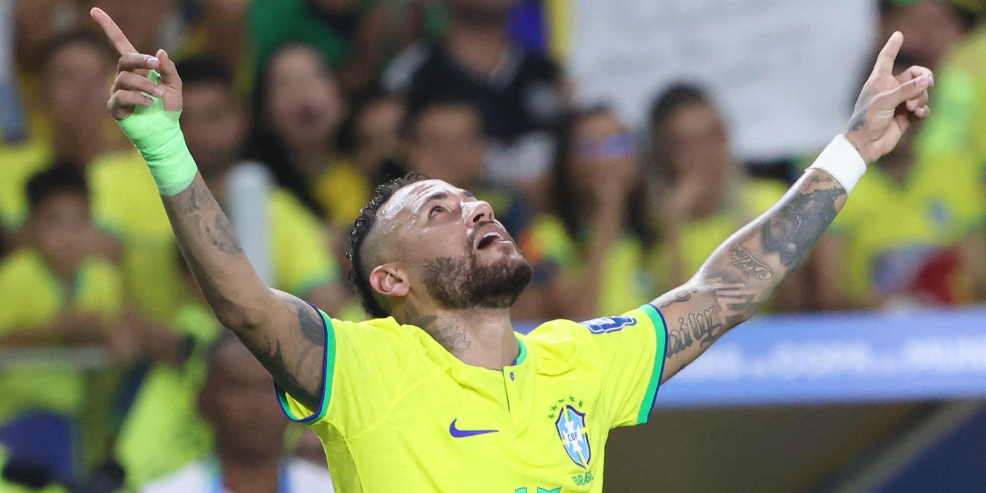Neymar Jr., durant un partit amb la selecció brasilera | Europa Press