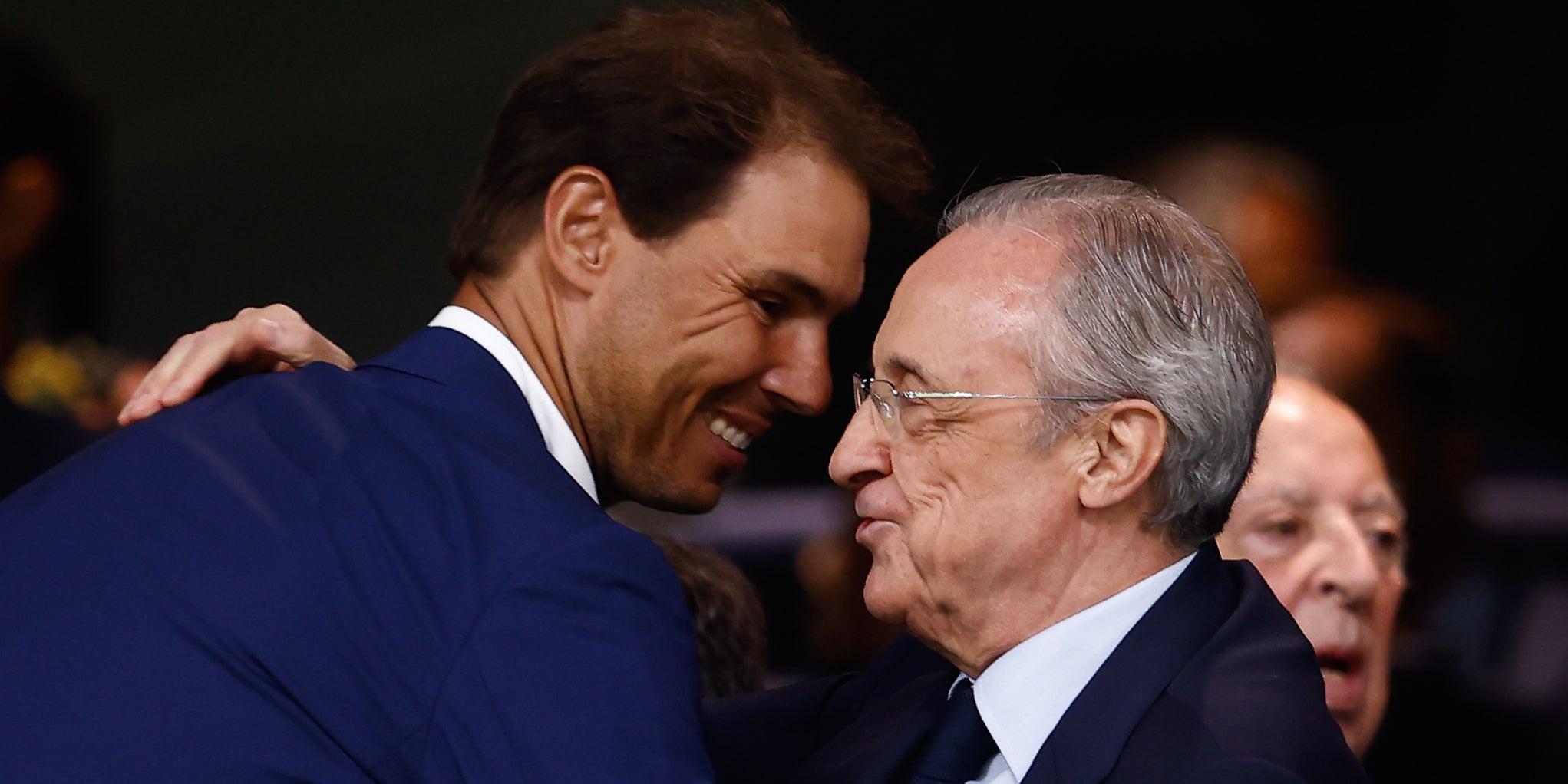 Rafa Nadal i Florentino Pérez, a la llotja de l'Estadi Bernabéu | Europa Press