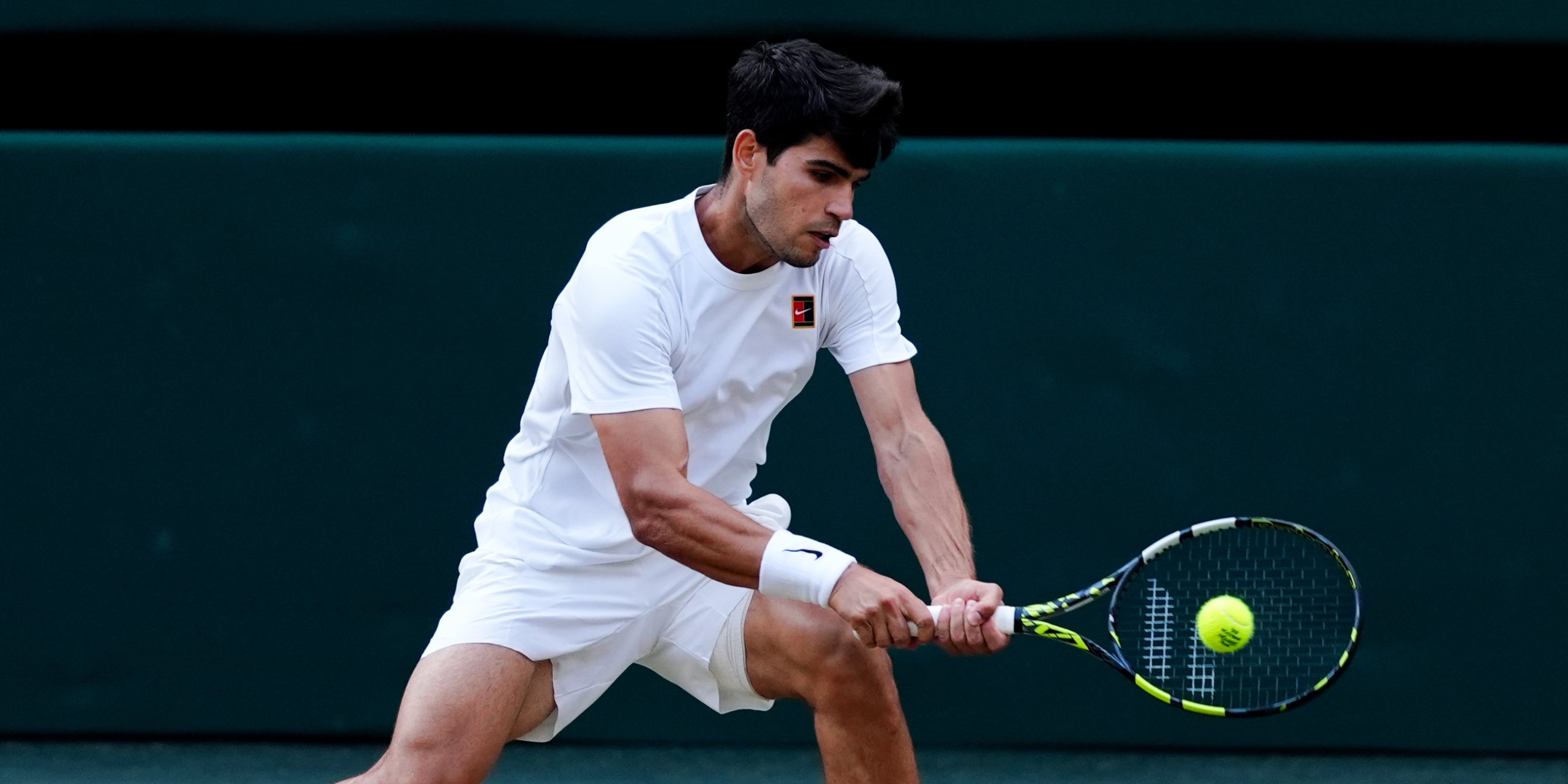 Carlos Alcaraz, durant el torneig de Wimbledon de 2025 | Europa Press