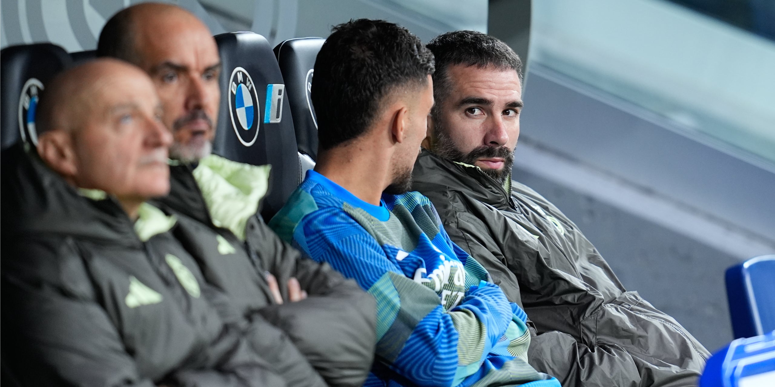 Dani Carvajal, a la banqueta del Madrid | Europa Press