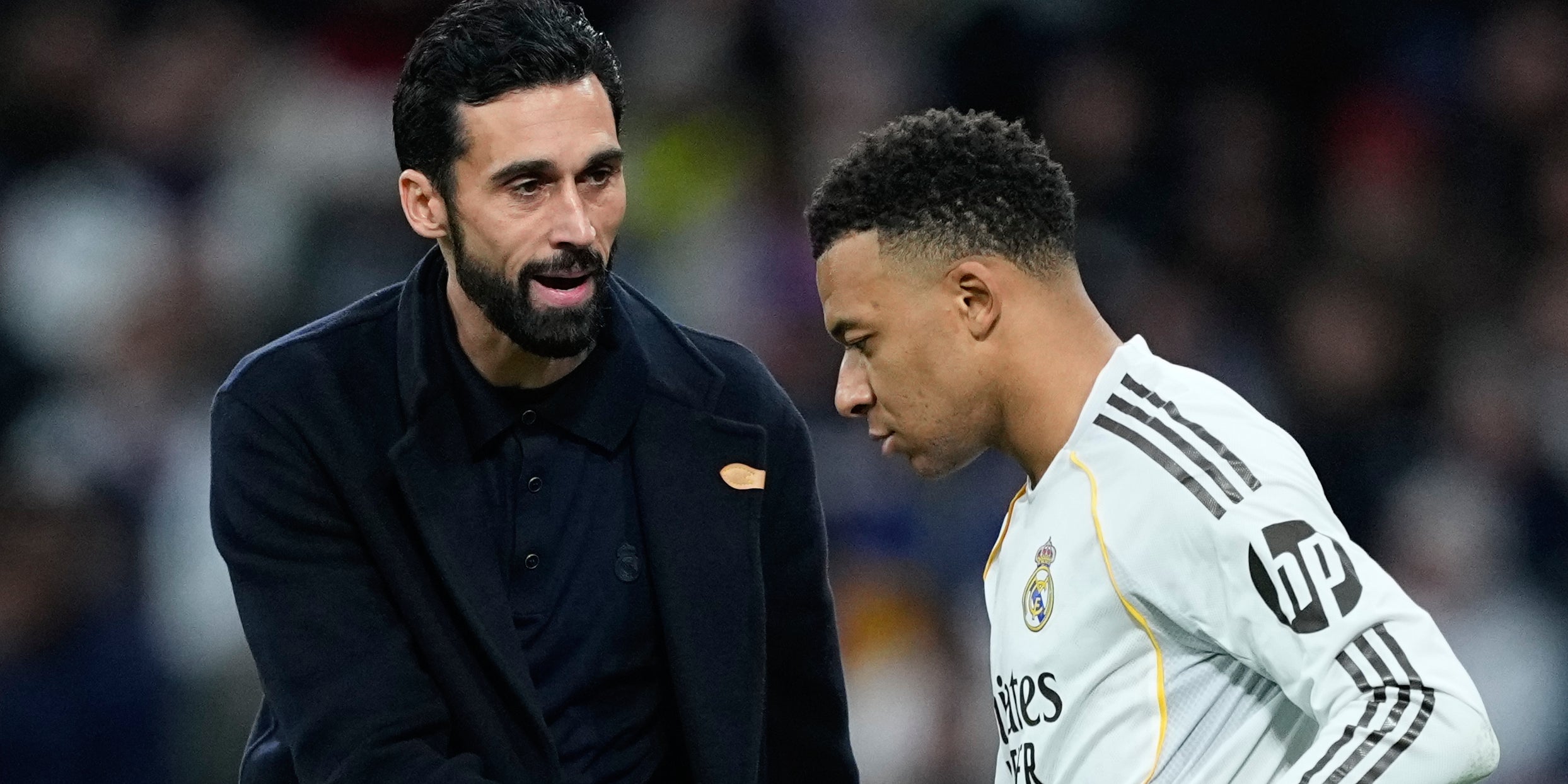 Álvaro Arbeloa i Kylian Mbappé, en una imatge d'arxiu | Europa Press
