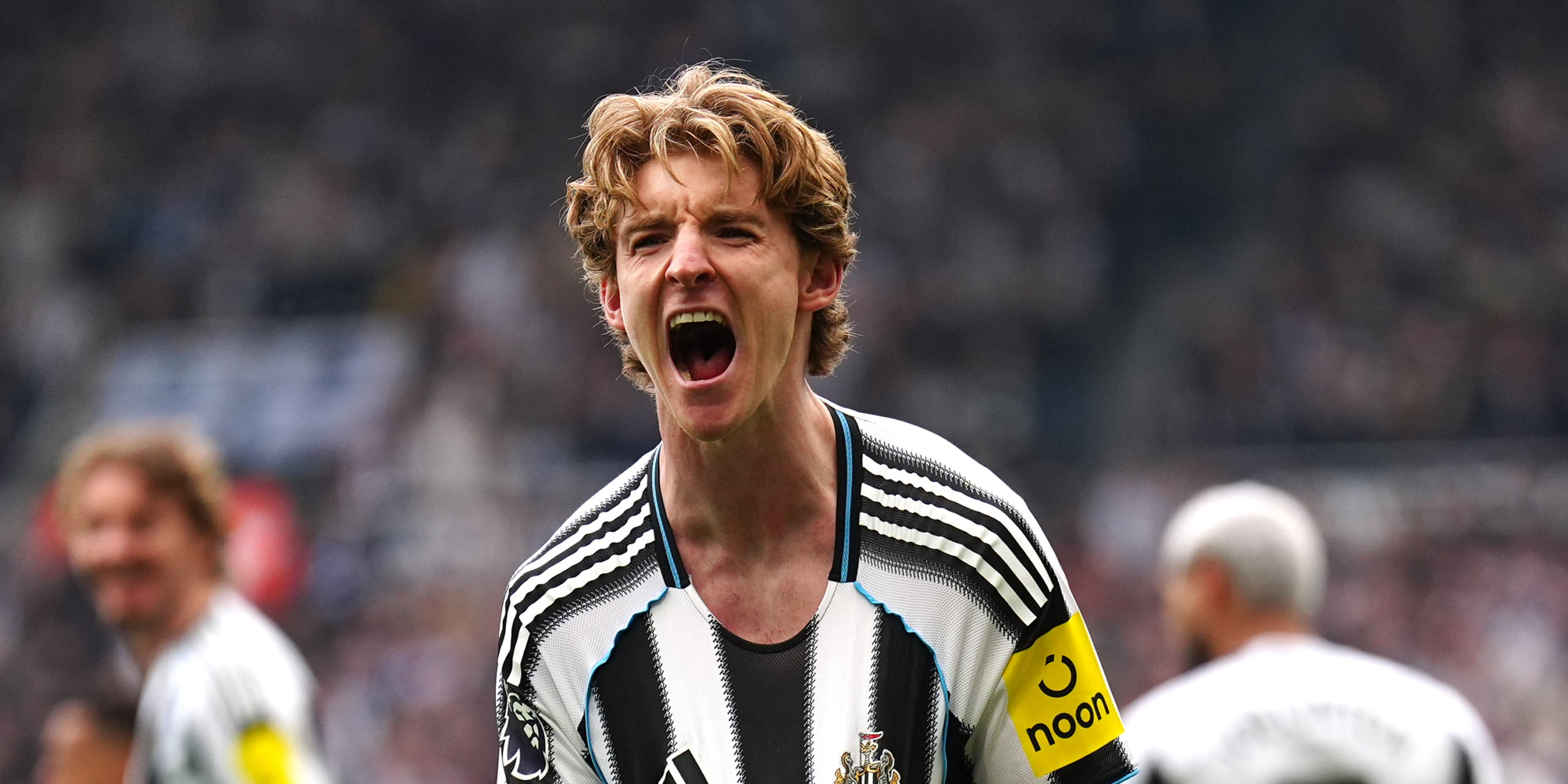 Anthony Gordon, celebrant un gol amb el Newcastle | Europa Press