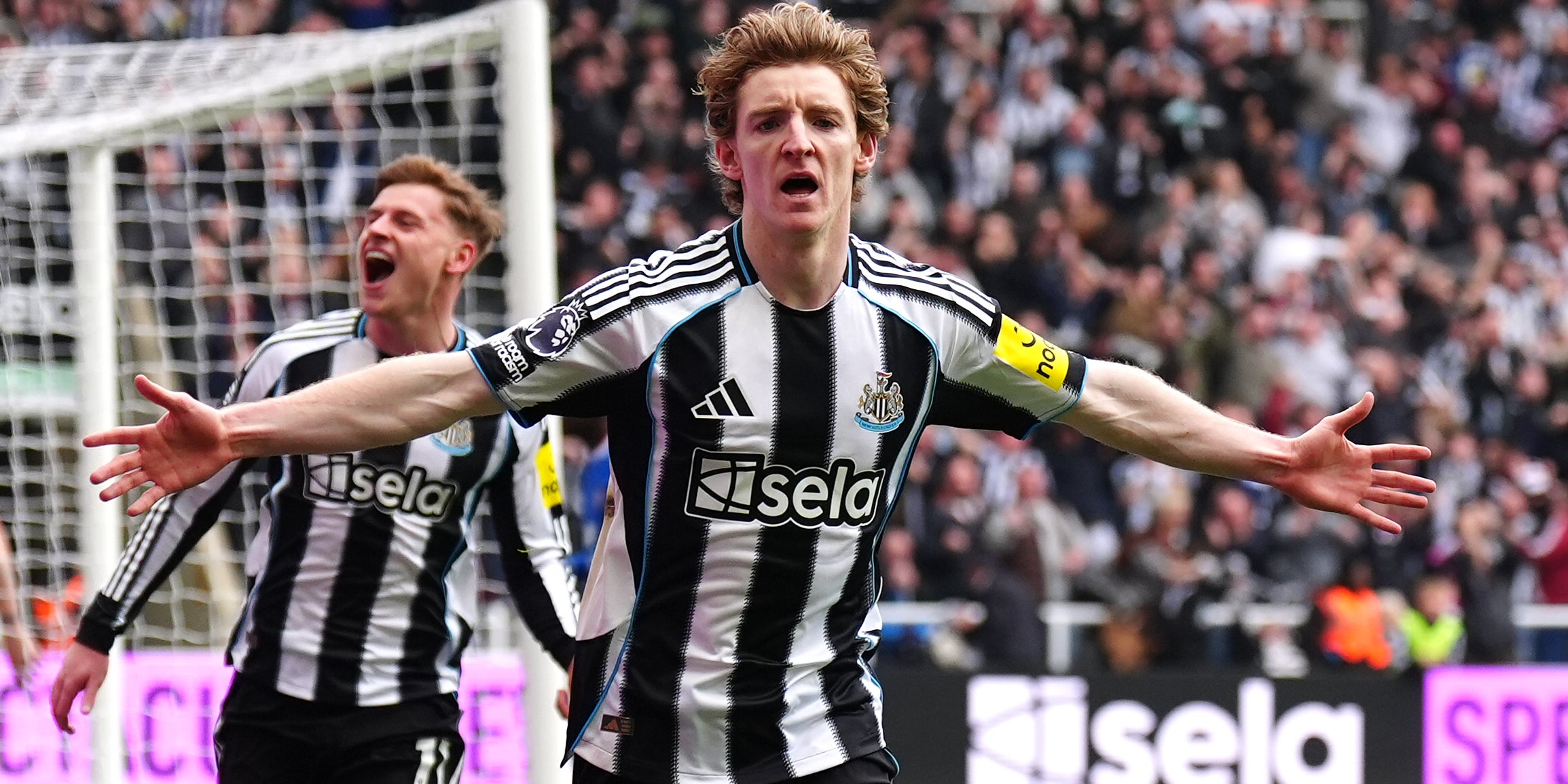 Anthony Gordon, celebrant un gol amb el Newcastle | Europa Press
