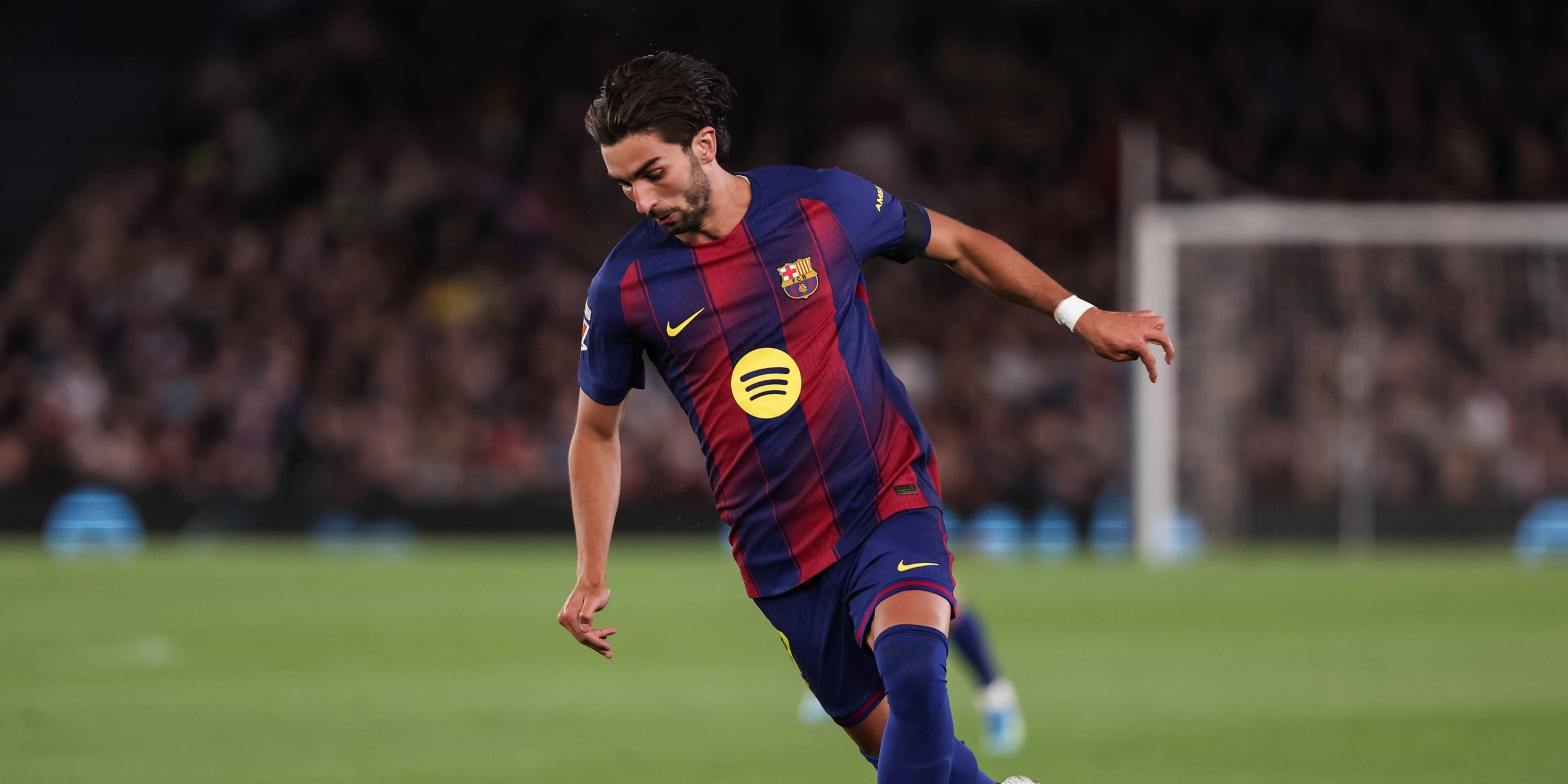 Ferran, a un partit de lliga al Camp Nou. | Europa Press