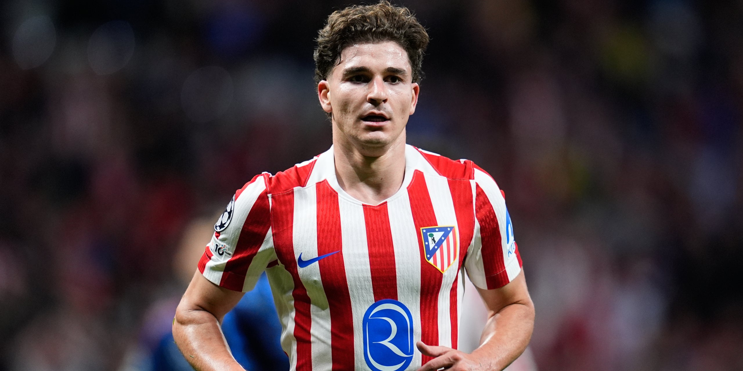 Julián Álvarez, durant un partit amb l'Atlètic de Madrid | Europa Press