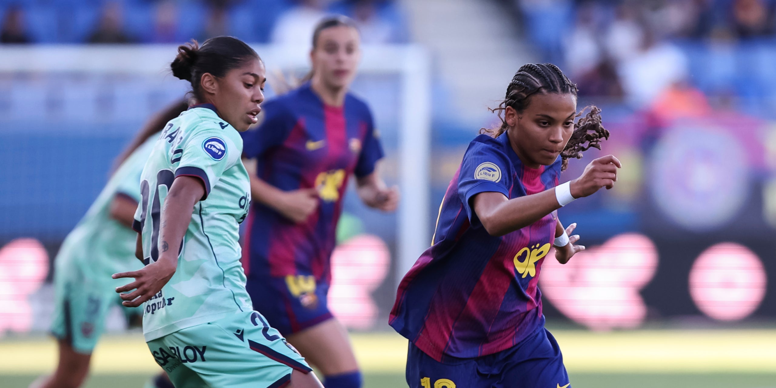Vicky López, durant el Barça-Llevant de la Lliga F | Europa Press