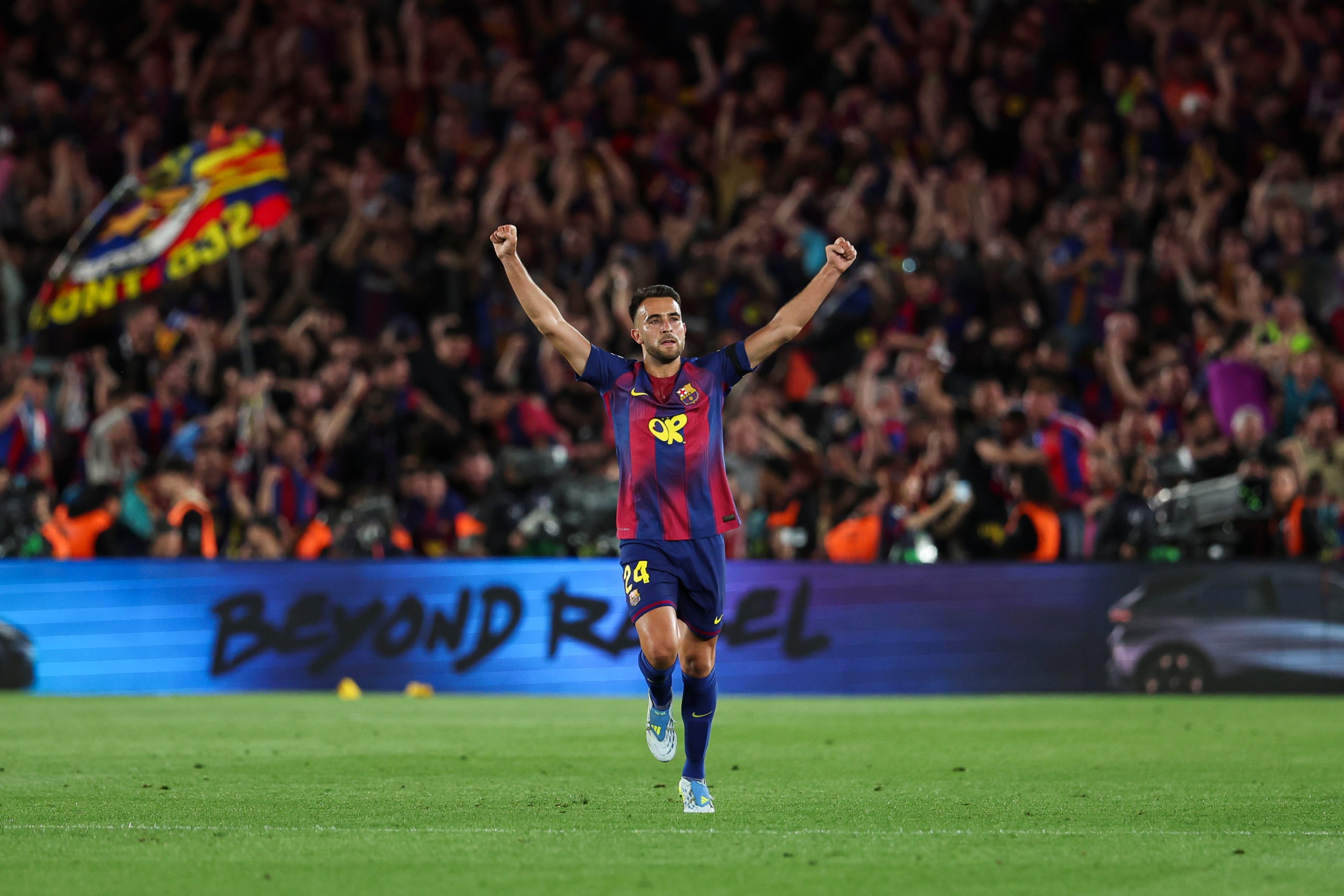 Eric Garcia, celebrant el títol de Lliga | Europa Press