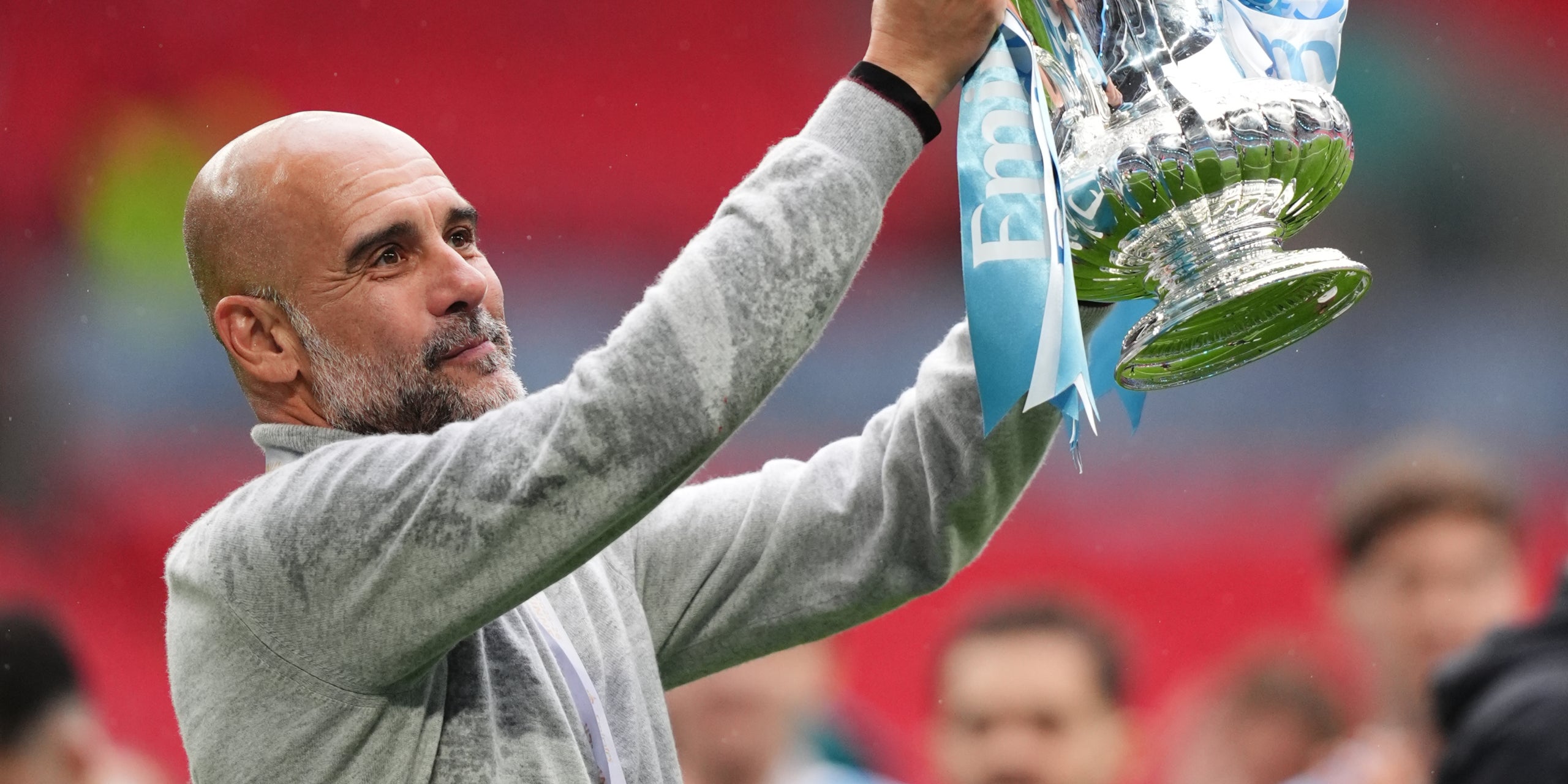 Pep Guardiola, amb el títol de la FA Cup | Europa Press