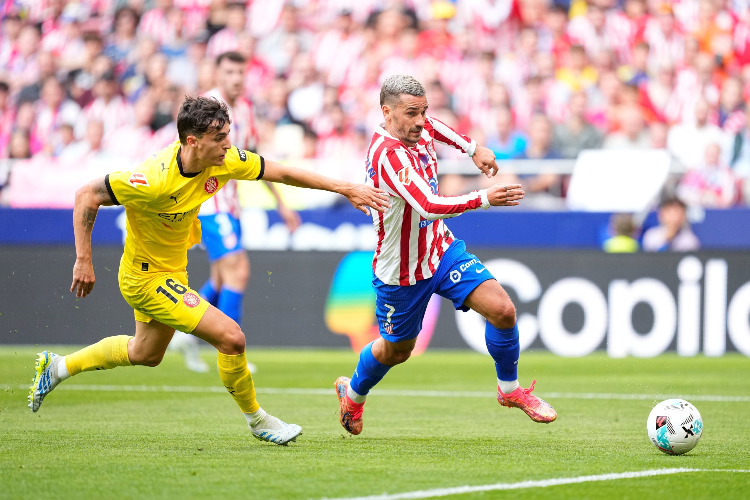 La derrota del Girona al Metropolitano. | Europa Press