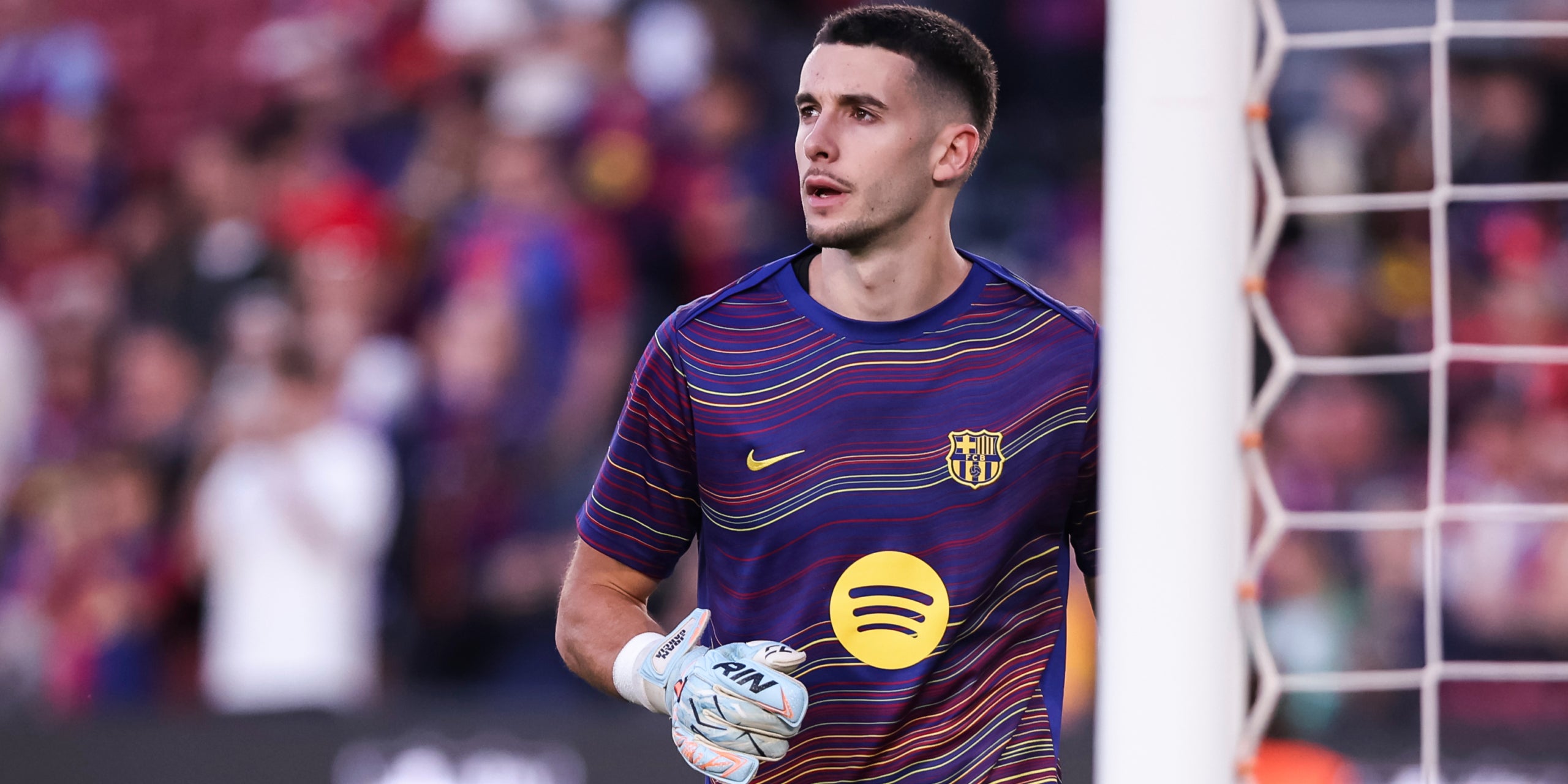 Joan Garcia, abans d'un partit amb el Barça | Europa Press