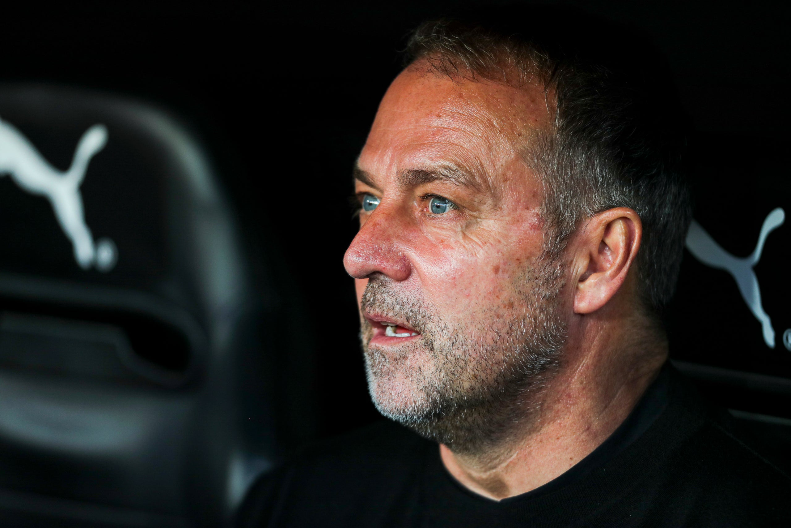 Hansi Flick a Mestalla. | Europa Press
