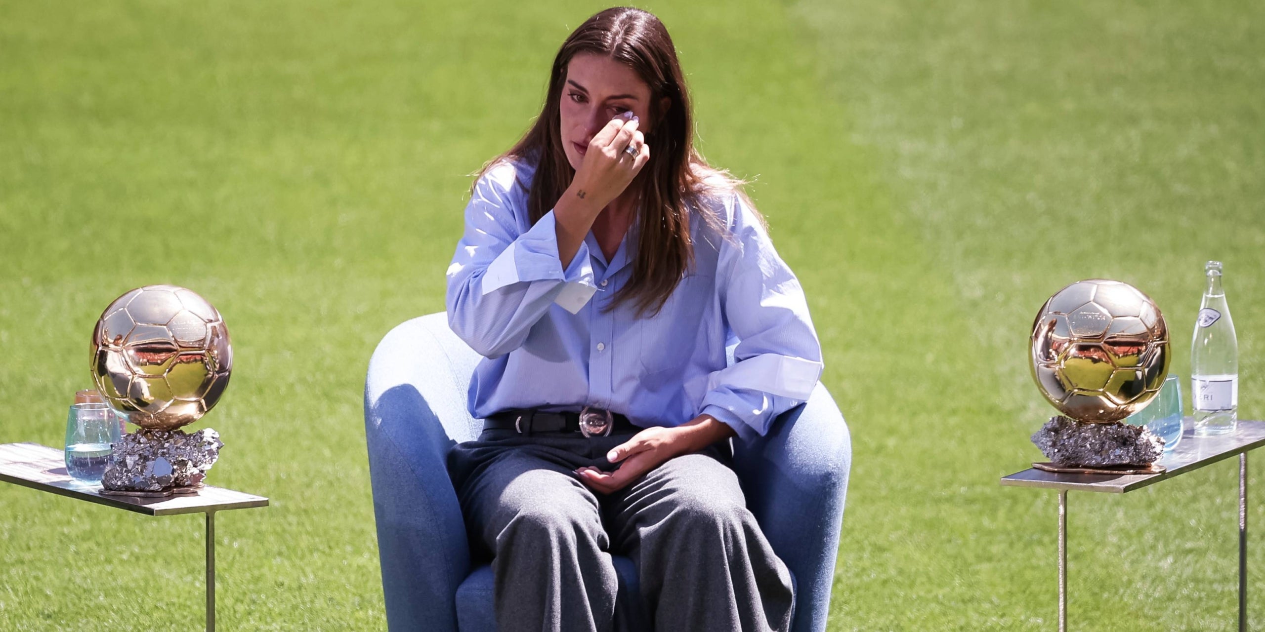 Alexia Putellas, durant el seu comiat del Barça | Europa Press