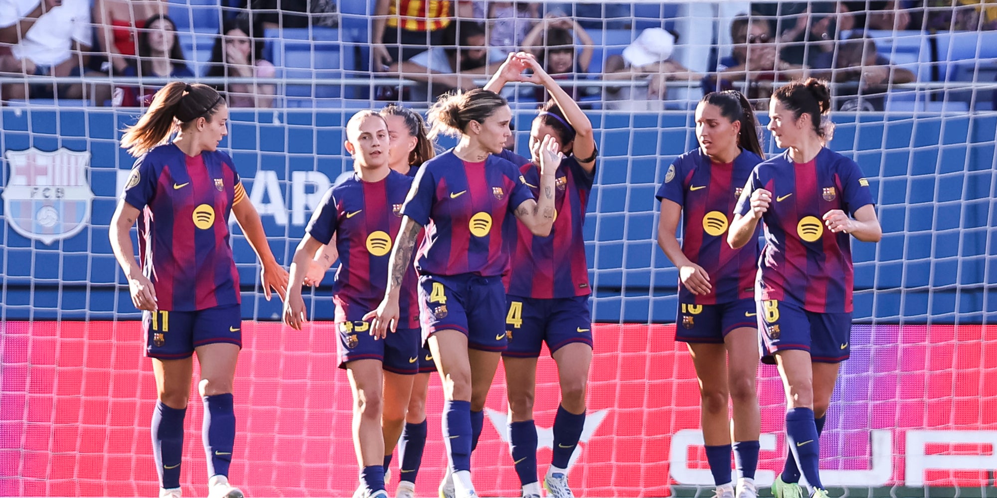 Les jugadores del Barça, celebrant un gol | Europa Press