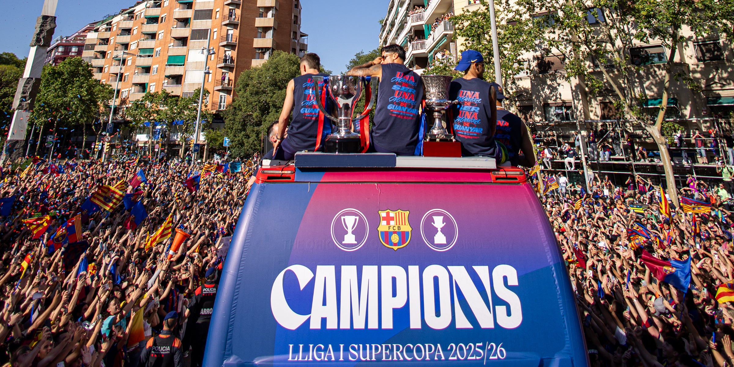 La rua dels campions, pels carrers de Barcelona | FC Barcelona