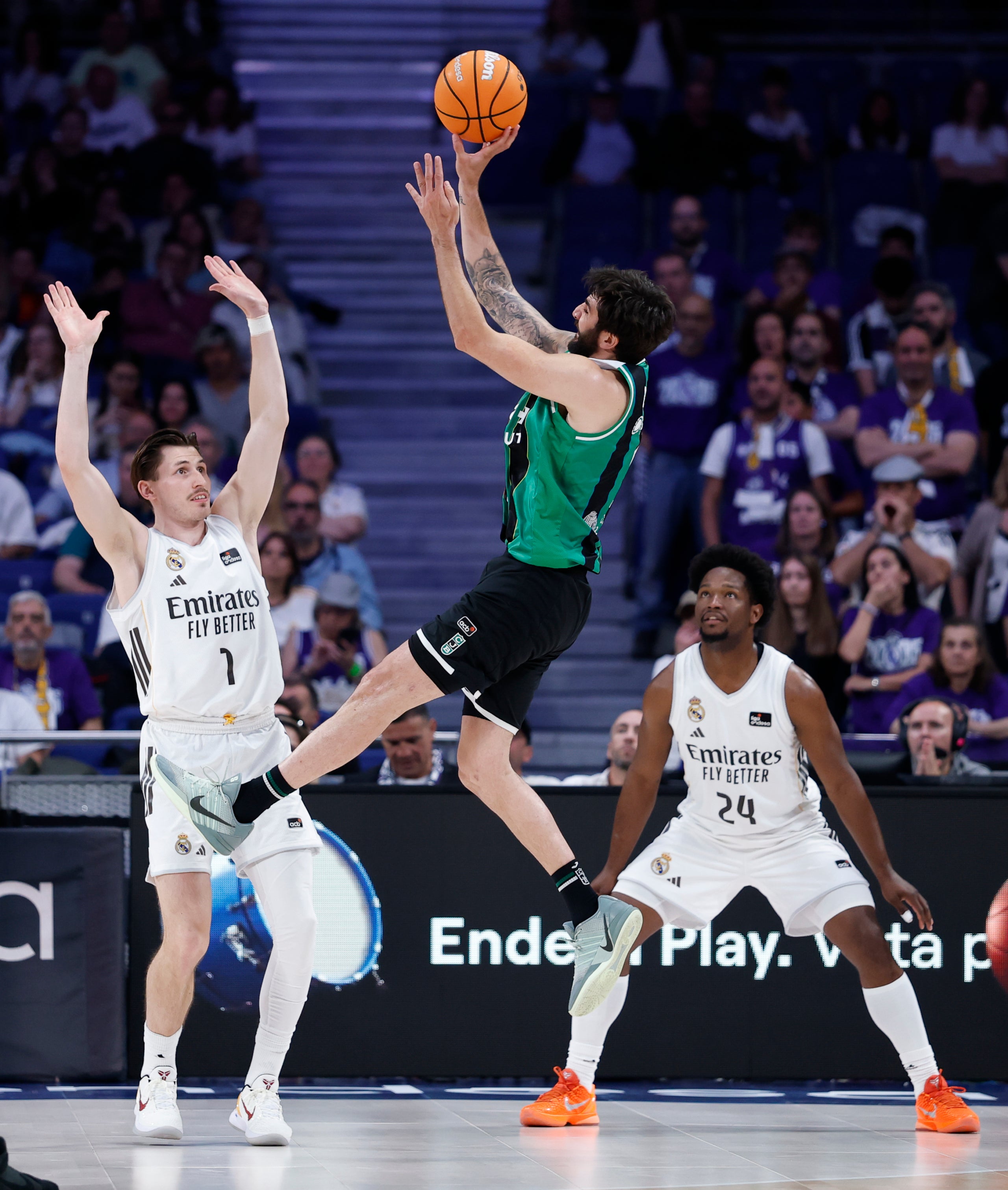 Ricky Rubio, durant el Madrid-Penya | Club Joventut Badalona