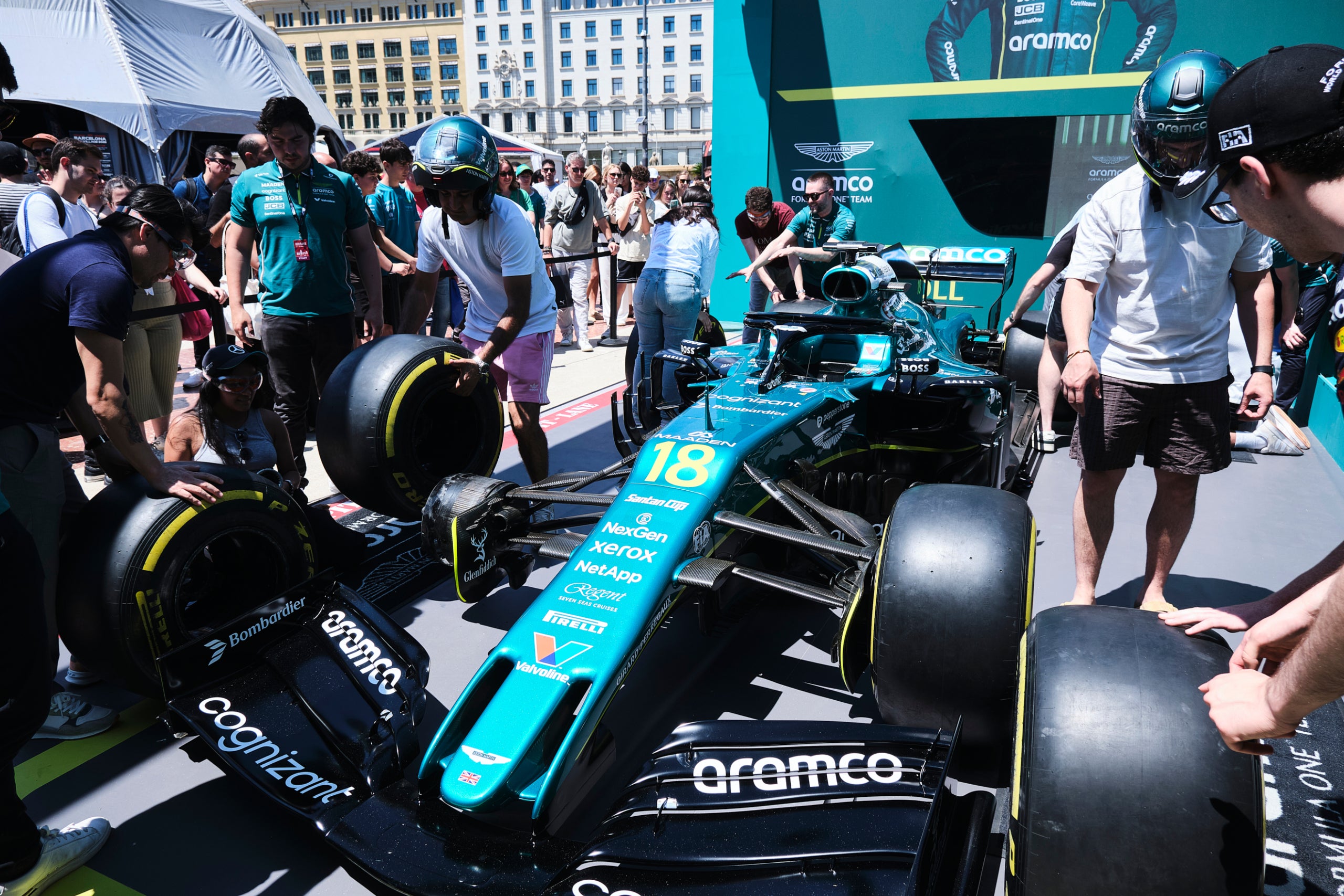 A la Formula 1 Barcelona Fan Village s'hi podran veure alguns monoplaces de competició / Cedida