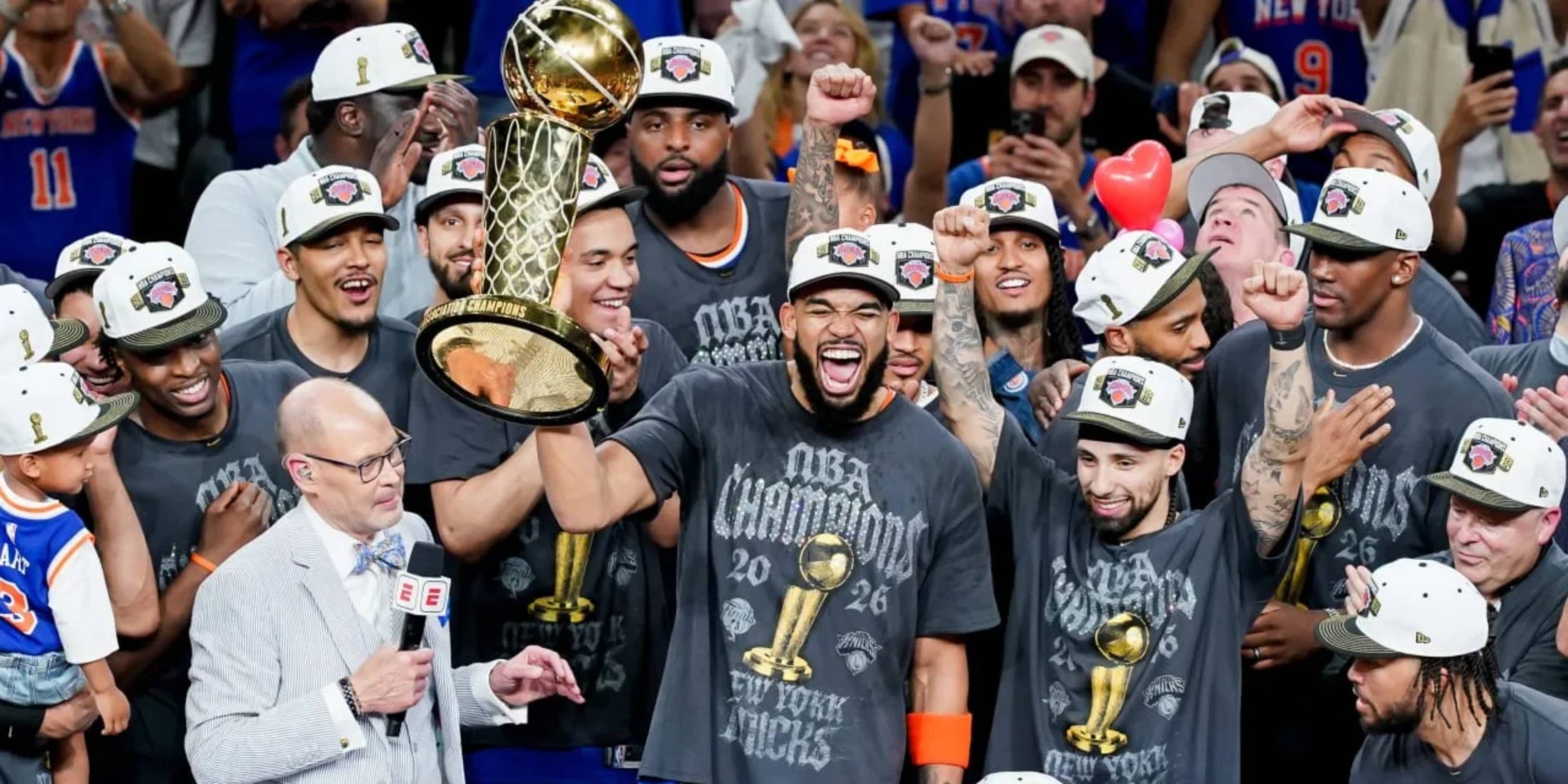 El tercer anell de la història dels Knicks. | BBC