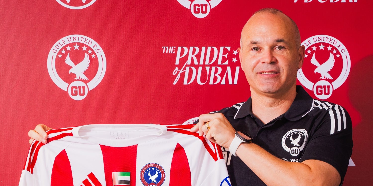 Andrés Iniesta, presentat com a nou entrenador del Gulf United de Dubai | Gulf United FC