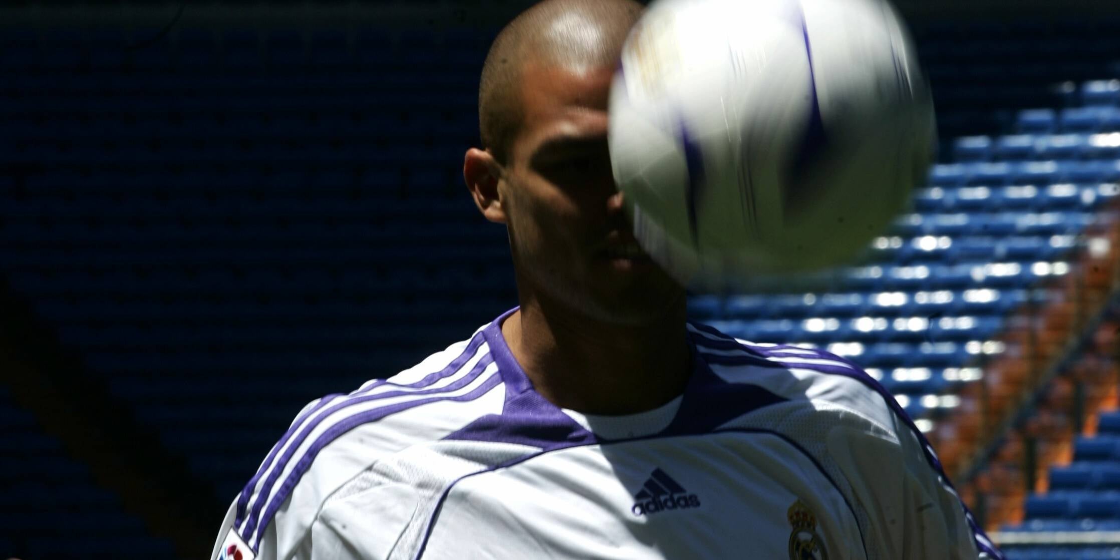Pepe, en la seva presentació com a jugador del Madrid l'any 2007 | Europa Press