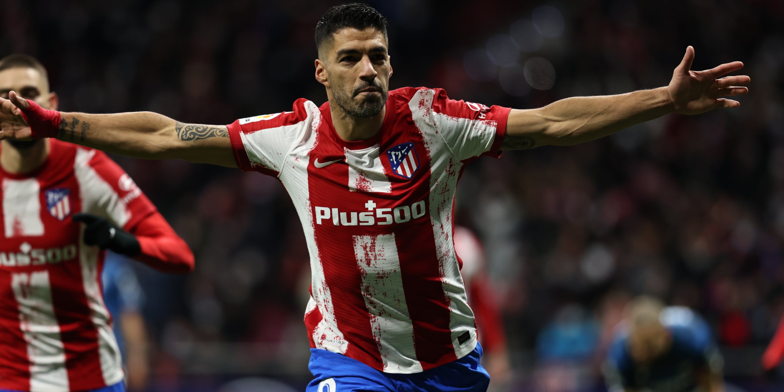 Luis Suárez, celebrant un gol amb l'Atlètic de Madrid | Europa Press