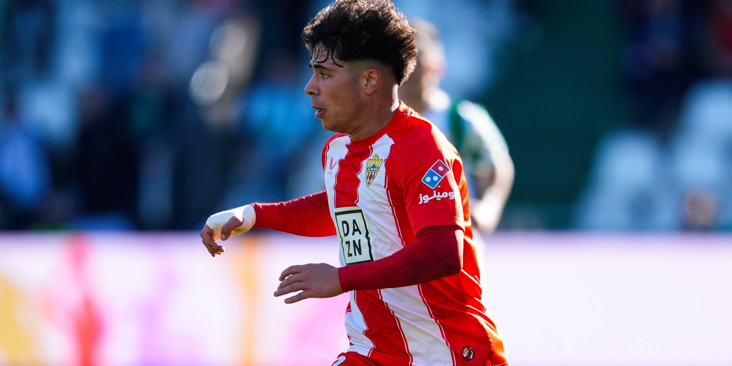Nico Melamed, durant un partit amb l'Almeria | Europa Press