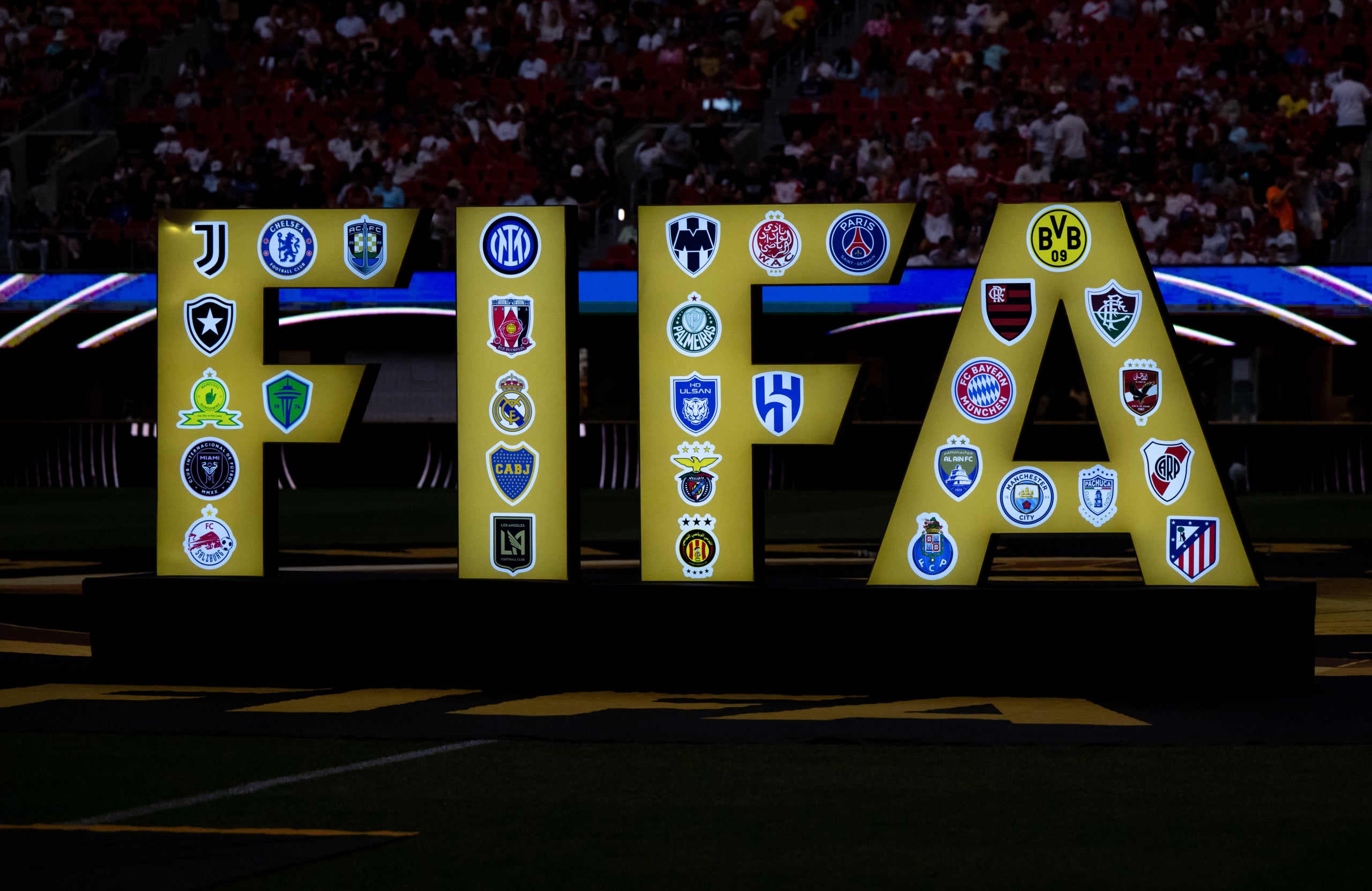 El logotip de la FIFA, durant el Mundial de Clubs | Europa Press