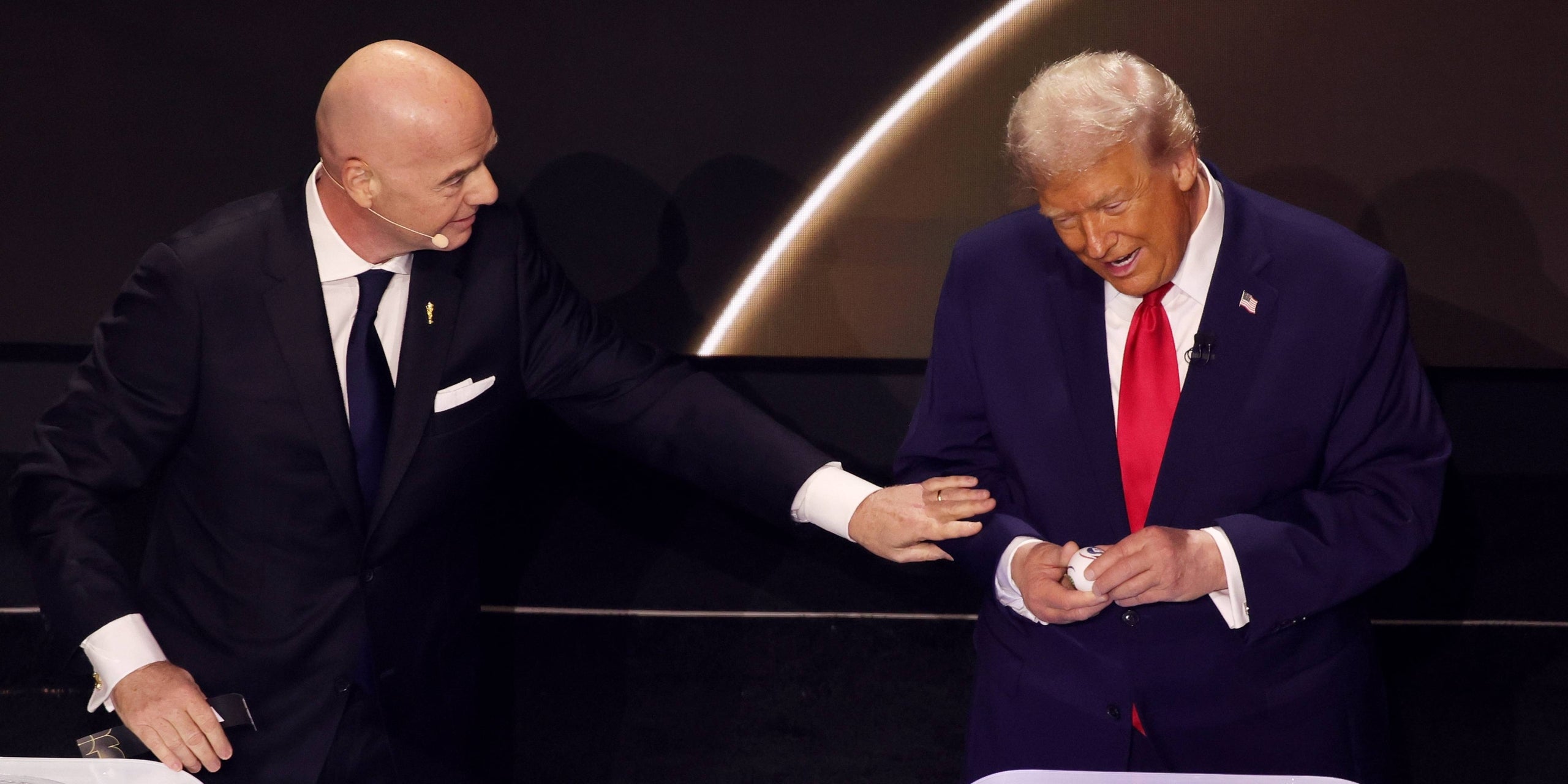 Gianni Infantino i Donald Trump, en el sorteig del Mundial | Europa Press