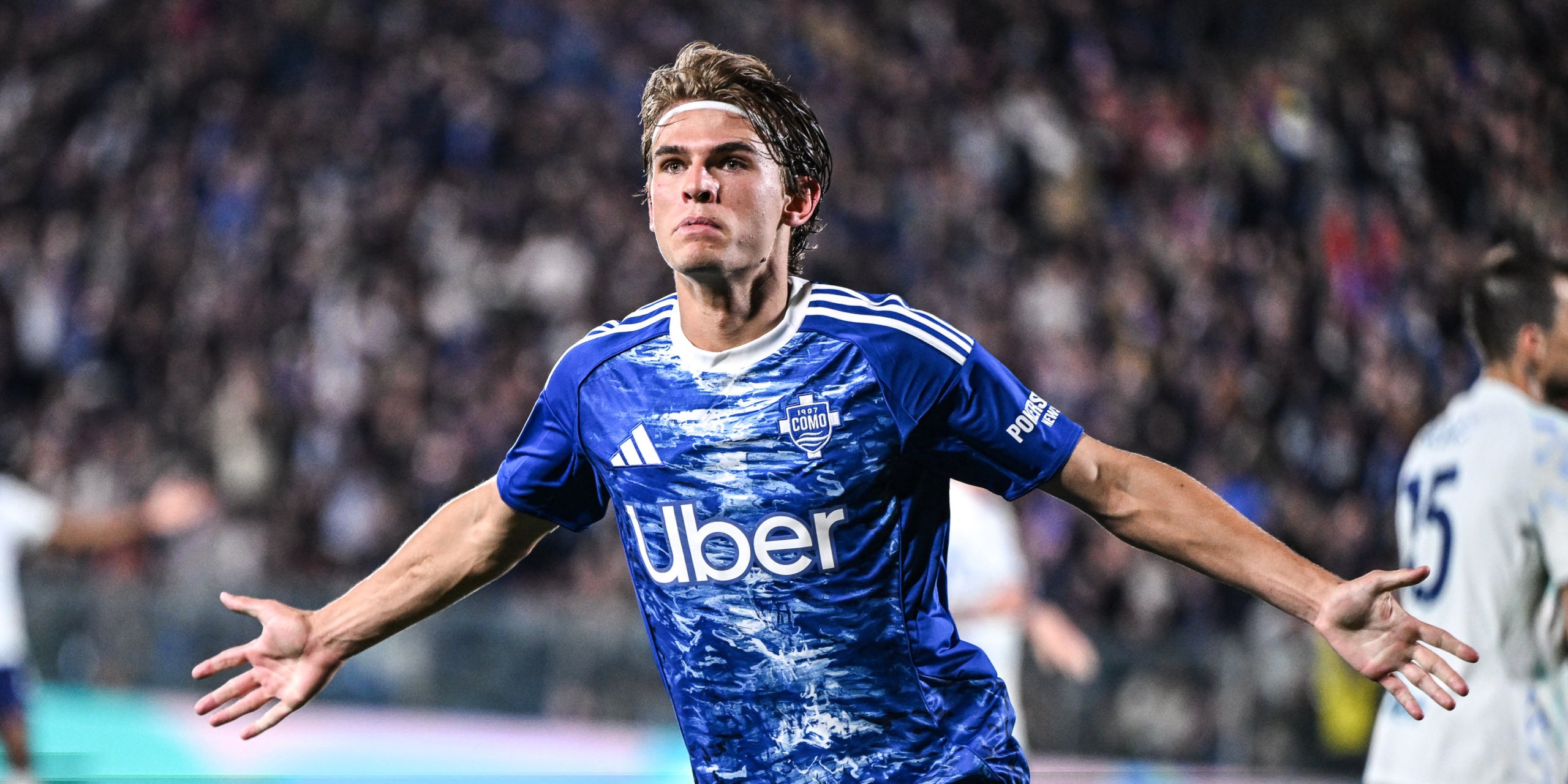Nico Paz, jugador del Como, durant un partit | Europa Press