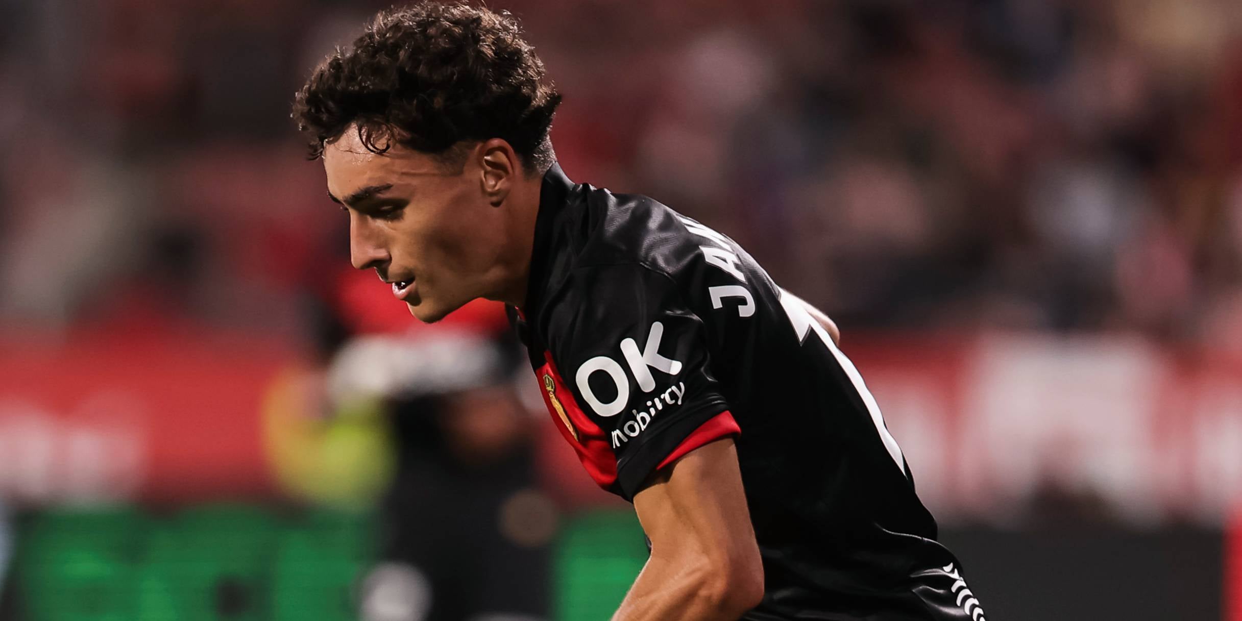 Jan Virgili, durant un partit amb el Mallorca | Europa Press