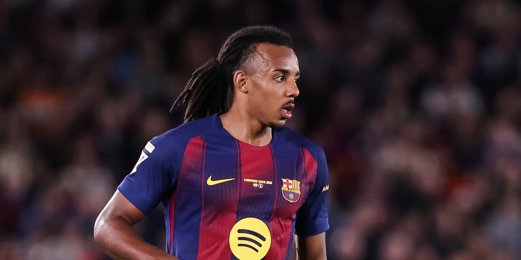 Jules Kounde, durant un partit amb el Barça | Europa Press