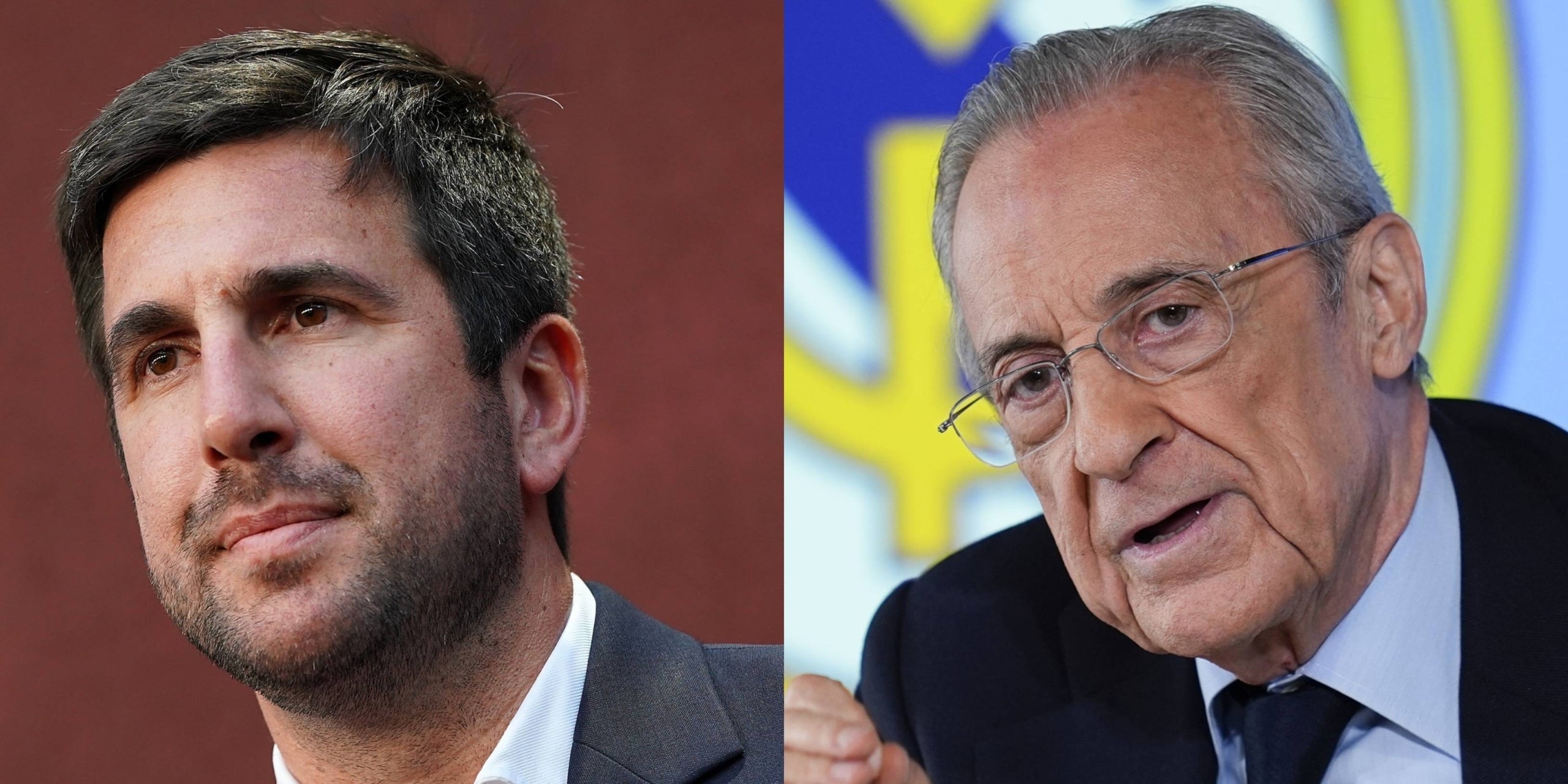 Enrique Riquelme i Florentino Pérez | Europa Press