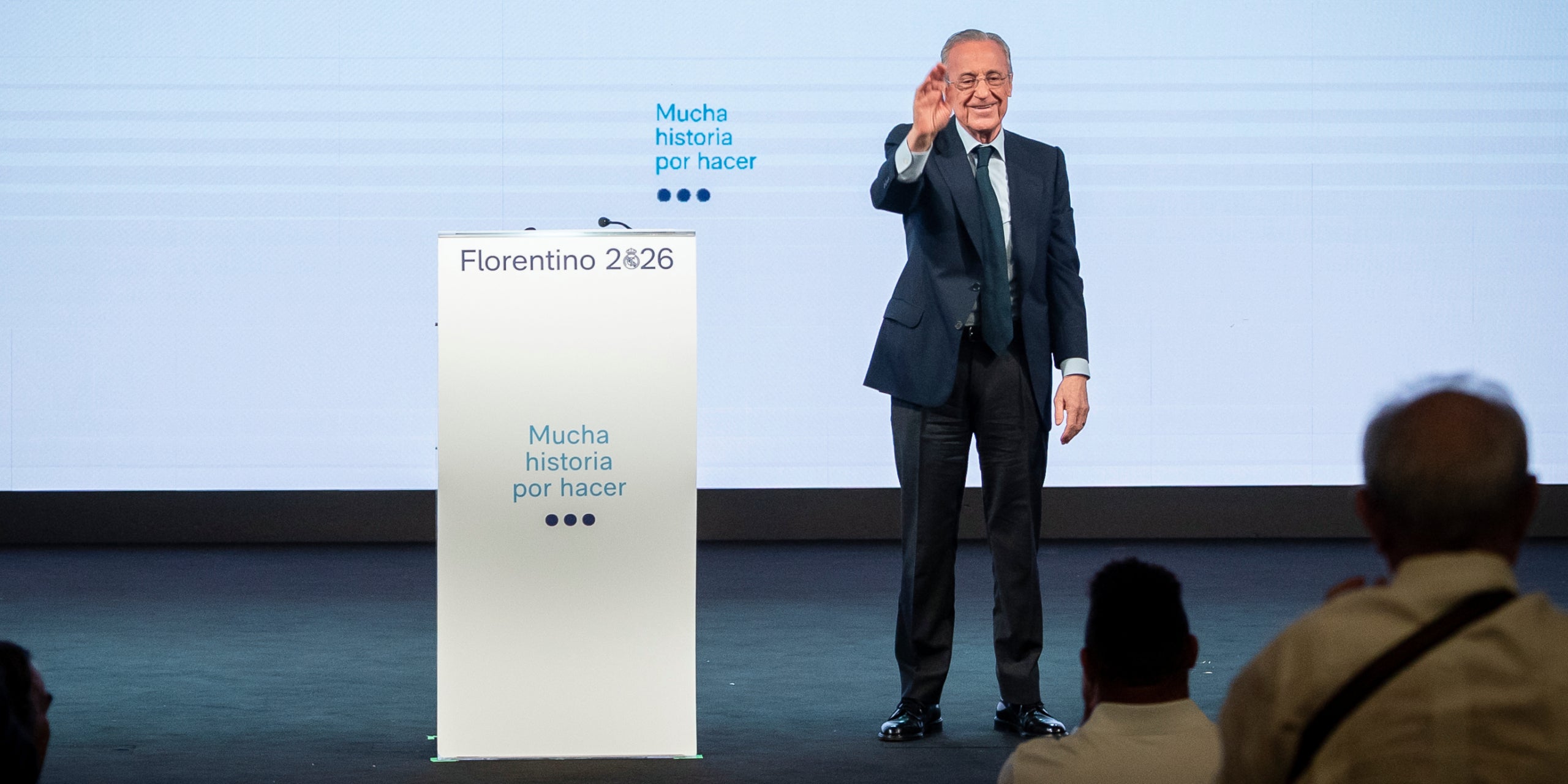 Florentino Pérez, durant un acte electoral | Europa Press