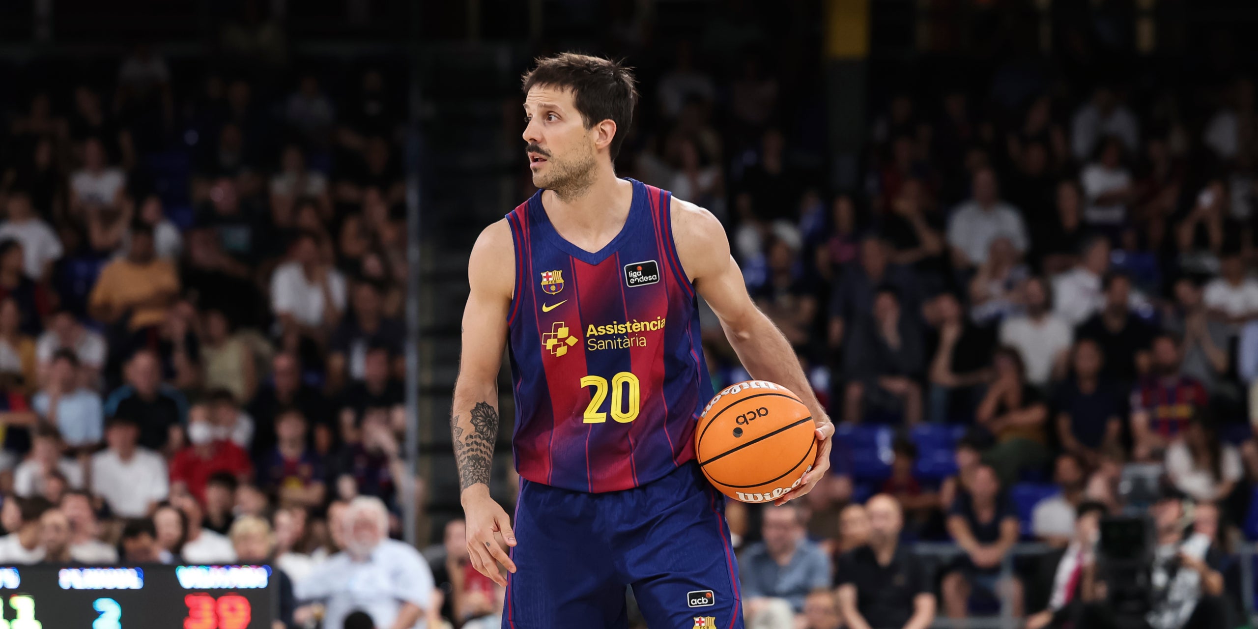Nico Laprovittola, durant un partit amb el Barça | Europa Press